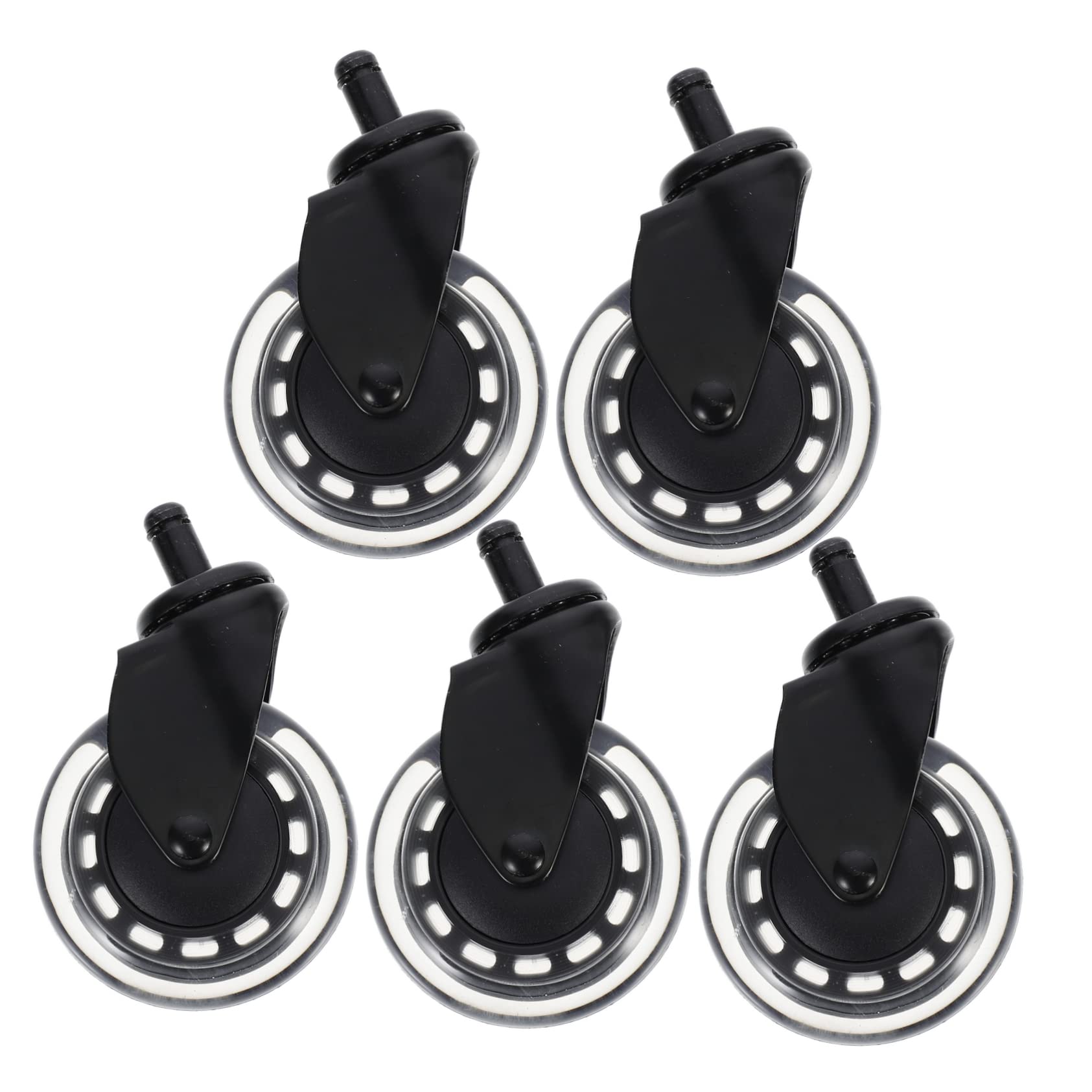Gadpiparty 5pezzi Ruote Per Sedie Ufficio Ruote Per Mobili Girevoli Gradi Per Sedie e Computer Ricambio Scorrevoli e Silenziose
