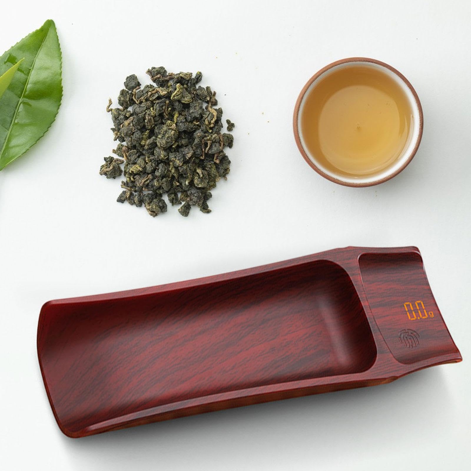 Balance électronique Compacte, Idéale pour Le Thé Ou Le Café. Offrez-Vous Une Petite Balance Multifonctionnelle Légère et Pratique pour Le Bureau, Rouge