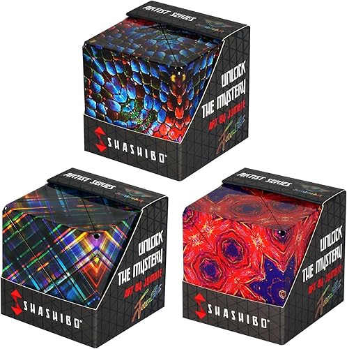 SHASHIBO Paquete de 3 – El camaleón, el disco a cuadros y la diosa del fuego