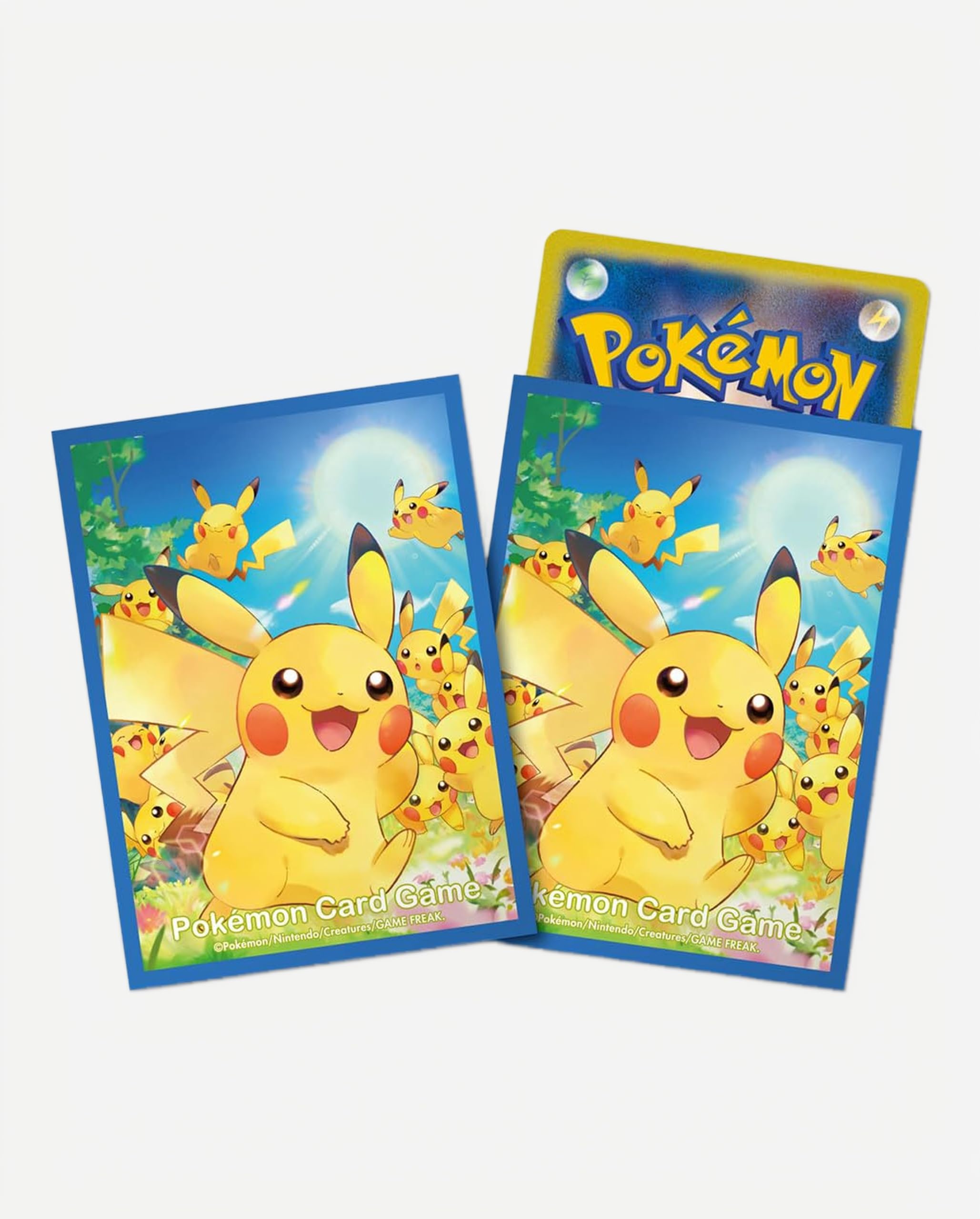 Amazon.co.jp: ポケモンカードゲーム デッキシールド ピカチュウ大集合