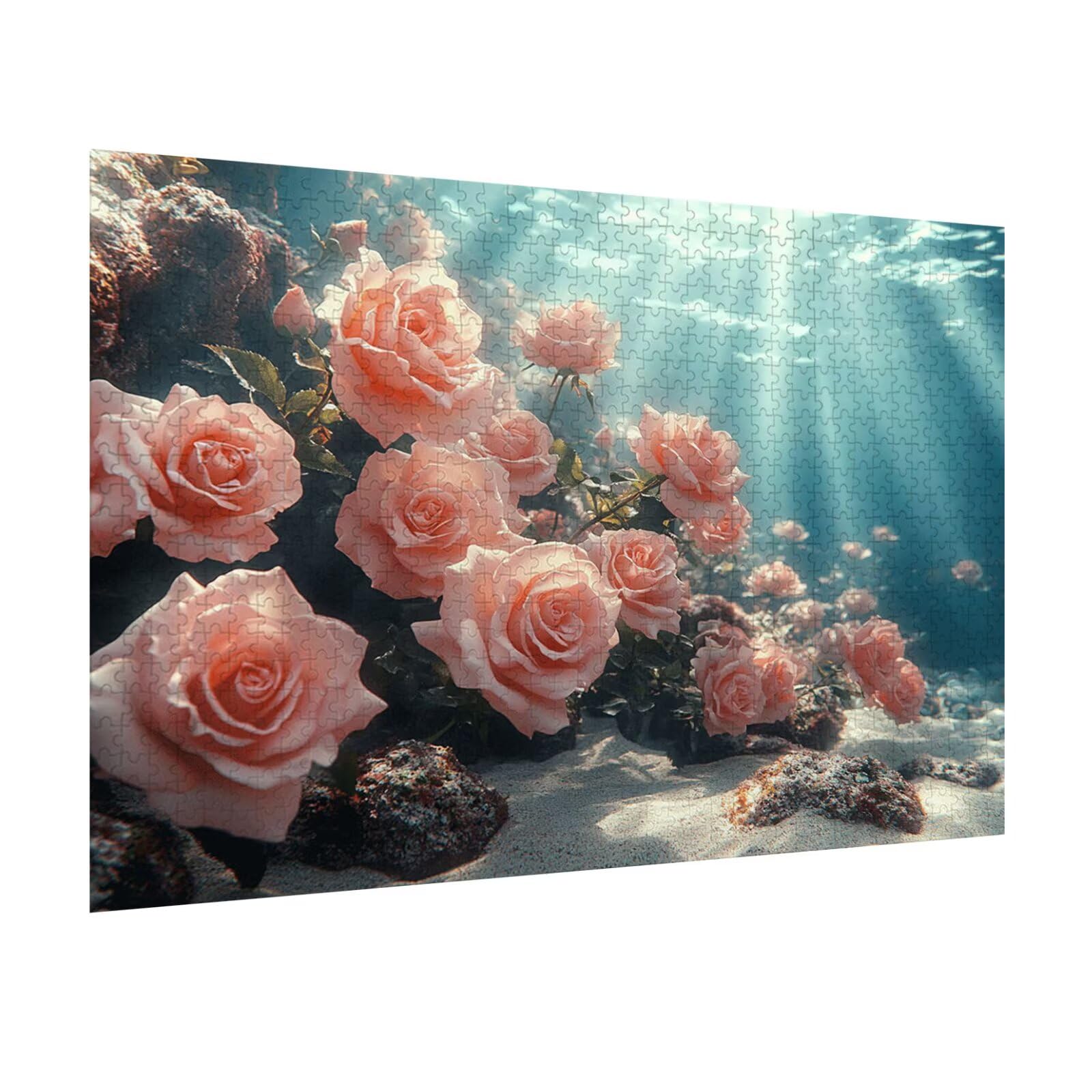 Puzzle 4000 elementów kwiat wyzwanie klasyczne puzzle, n-303 | Rodzinne puzzle, zajęcia relaksacyjne, trudna sztuka puzzle róża, imponujące wyzwania, prezent dla kobiet