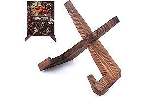 Wooden Cookbook Stand for a Tidy and Organized Kitchen