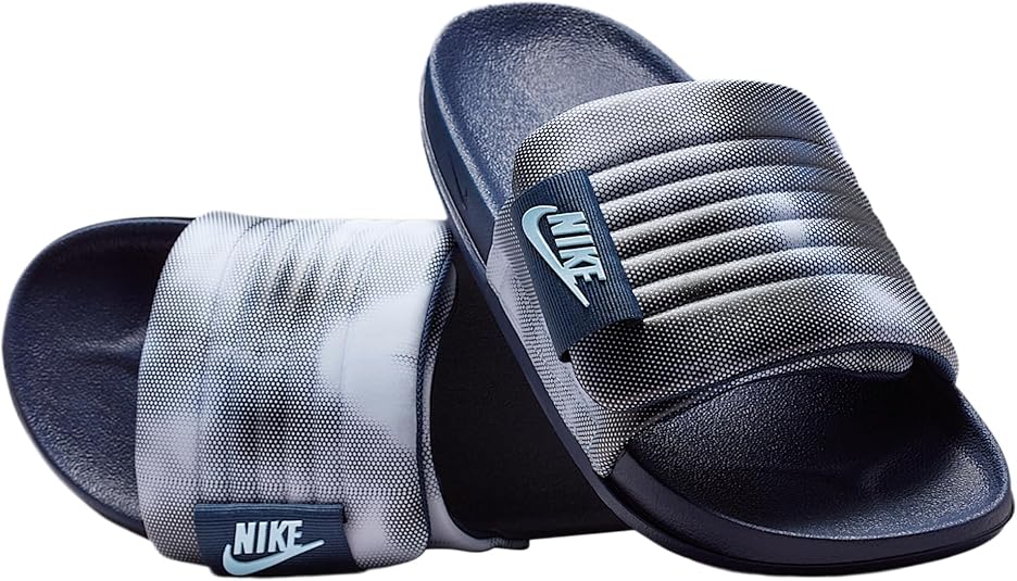 Nike Offcourt Adjust Men's Slides (Black/Midnight Navy/Aluminum) Size 11