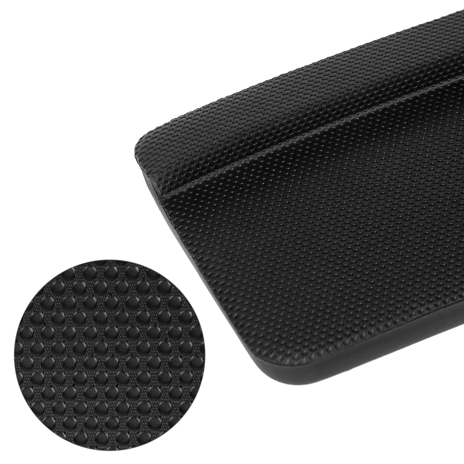 QWORK® 2 Pezzi Poggiapolsi Tastiera Ergonomici a Forma di L - Memory Foam, Base Antiscivolo