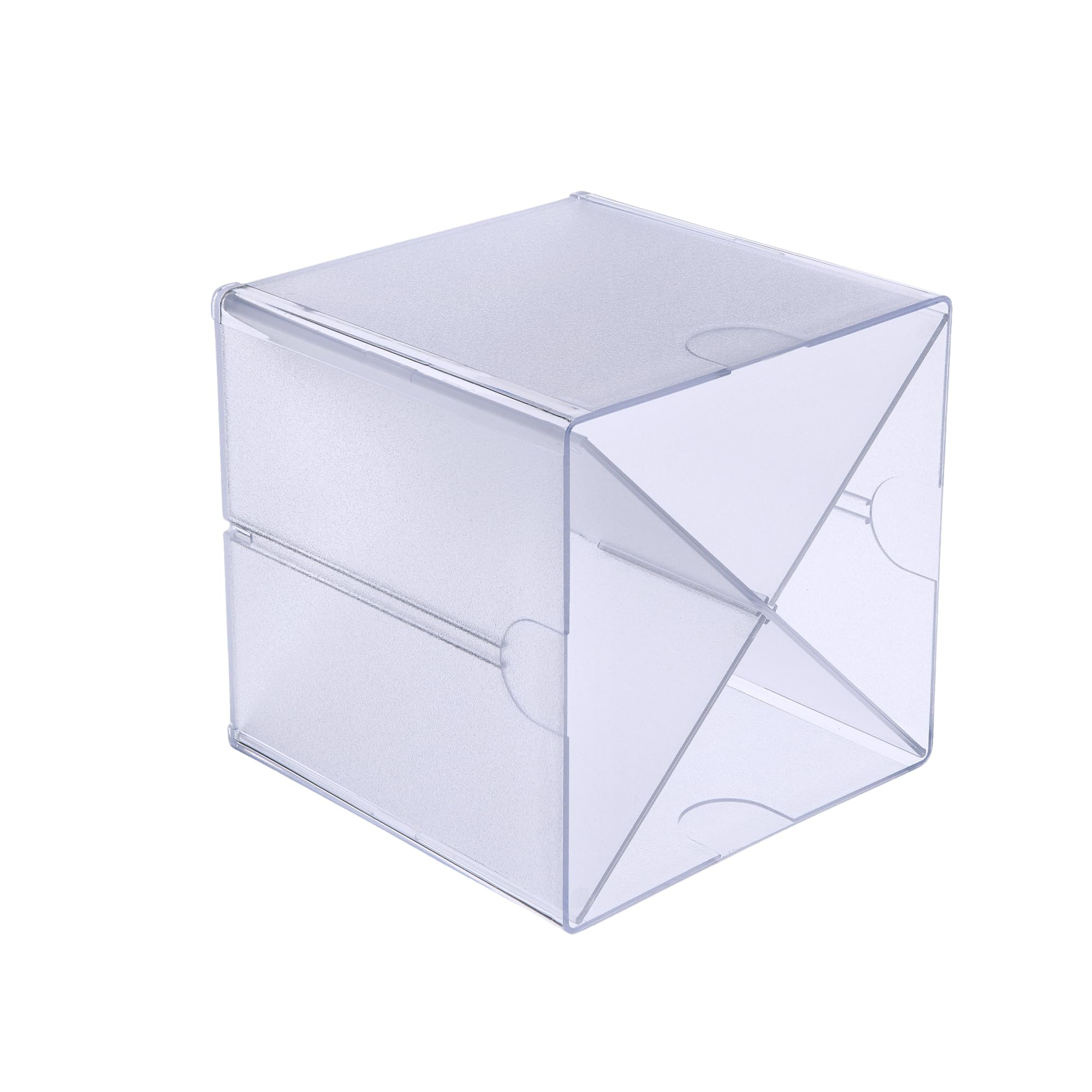Deflecto X Divider Cube Storage Modular and Expandable Desktop Storage Solution for stationery or condiments, coffee, tea, sugar sachets - pack of 6.