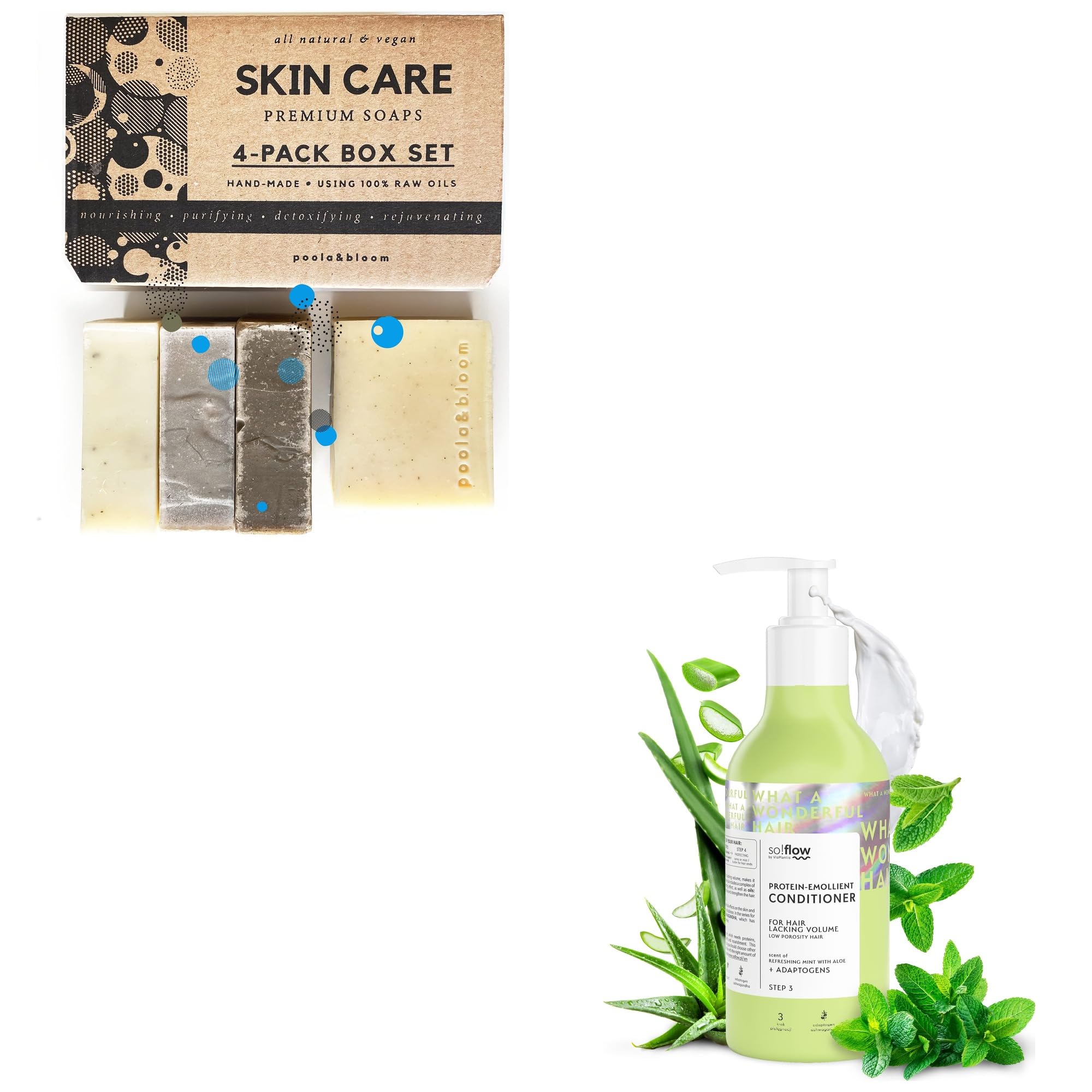 Blink Station Cuidado Personal Natural Jabones y Acondicionador