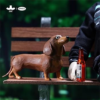 JXK Dachshund ダックスフント 1/6 フィギュア JXK163 フィギュア専門店 -ソダチトイズ / JXK Dachshund ダックス