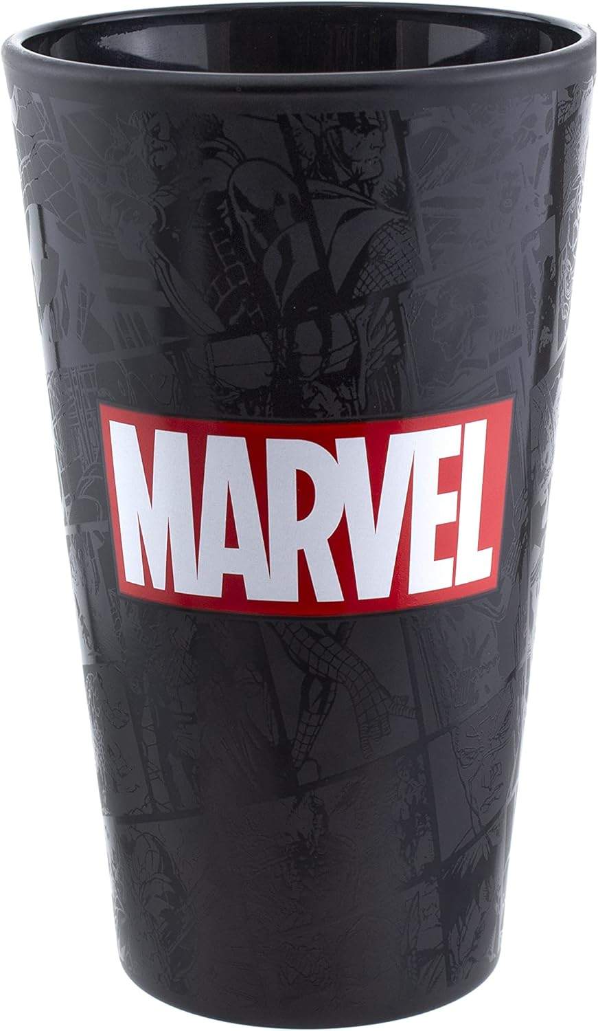 Paladone PP7981MC Marvel Logo Drinking Glass Officially Licensed Gaming ...