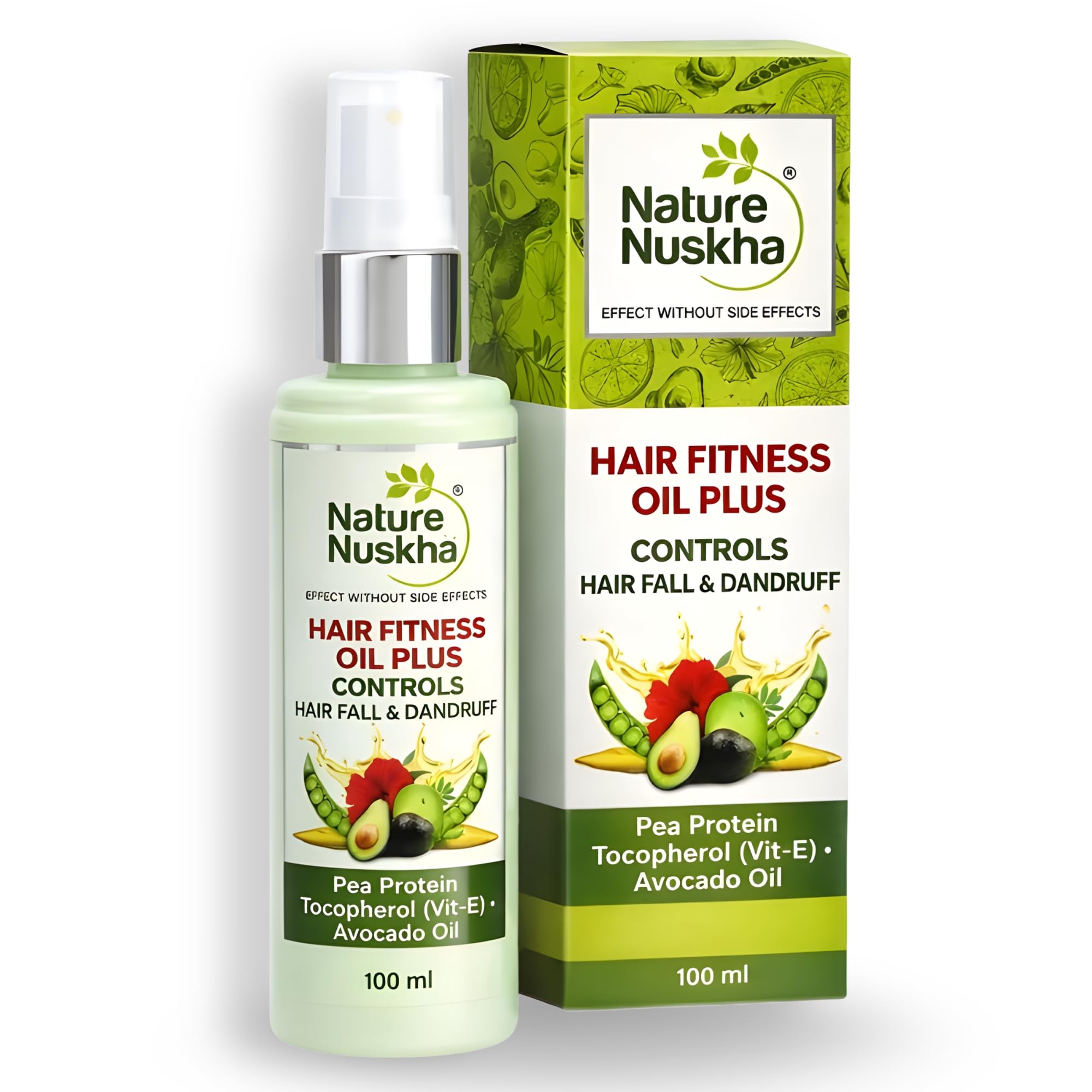 Oil Plus Protein Rich Hair Oil with 13 Oils, Vitamin E, Iron and Zinc | Clinically Tested for Hair Fall Control, Hair Growth and Dandruff-Non-Sticky Oil for Men & Women-100ml