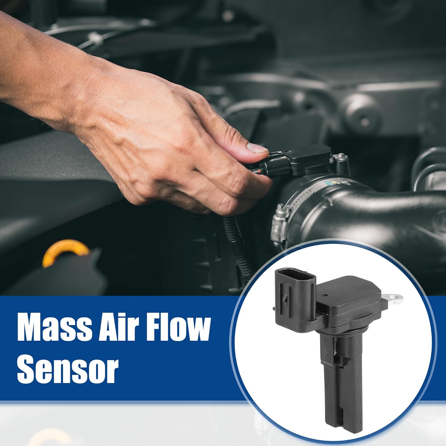 ACROPIX Mass Air Flow Sensor Replacement Fit for Lexus LS460 2007-2017 for Lexus GS430 2006-2007 No.2220438020 - Pack of 1