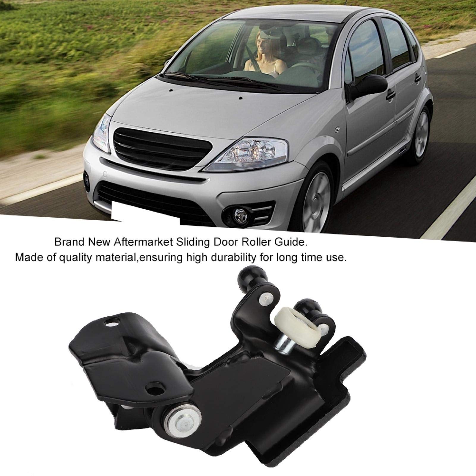 Guía Roller 1344266080 coche vehículo centro derecho puerta corredera guía rodillo reemplazo para Jumper Ducato 2006-2011 rodillo de puerta +guía de puerta corredera