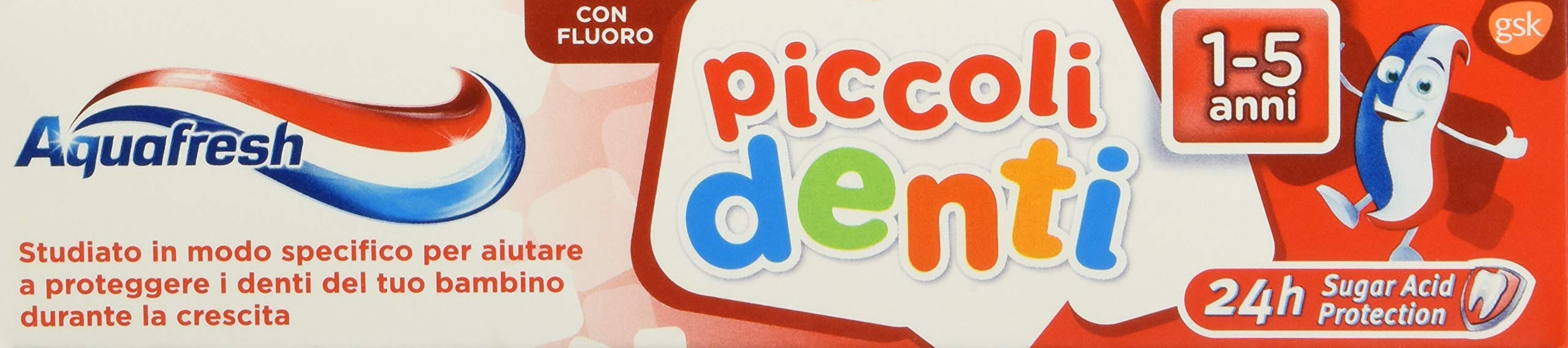 Zestaw 12 AQUAFRESH Pasta do zębów 50 Małe Przyjaciele Bimbi Higiena I Pielęgnacja Zębów