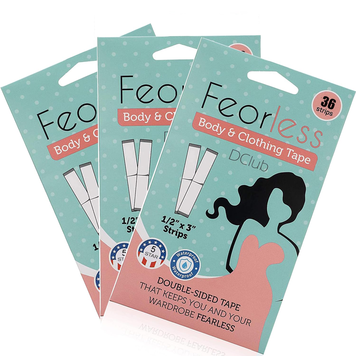 DClub Flix Fashion Tape, Fabric Tape & Body Tape, 108 pieces Double sided fashion tape, Backless support, Fabric friendly Adhesive. (B0C56TSPS4) Amazon Price History, Amazon Price Tracker