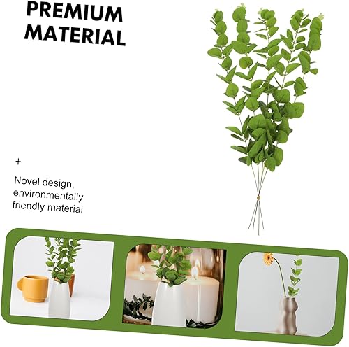 Miniatura 8 de 5 plantas verdes artificiales de imitación de hojas decorativas Zamioculcas para el hogar Navidad