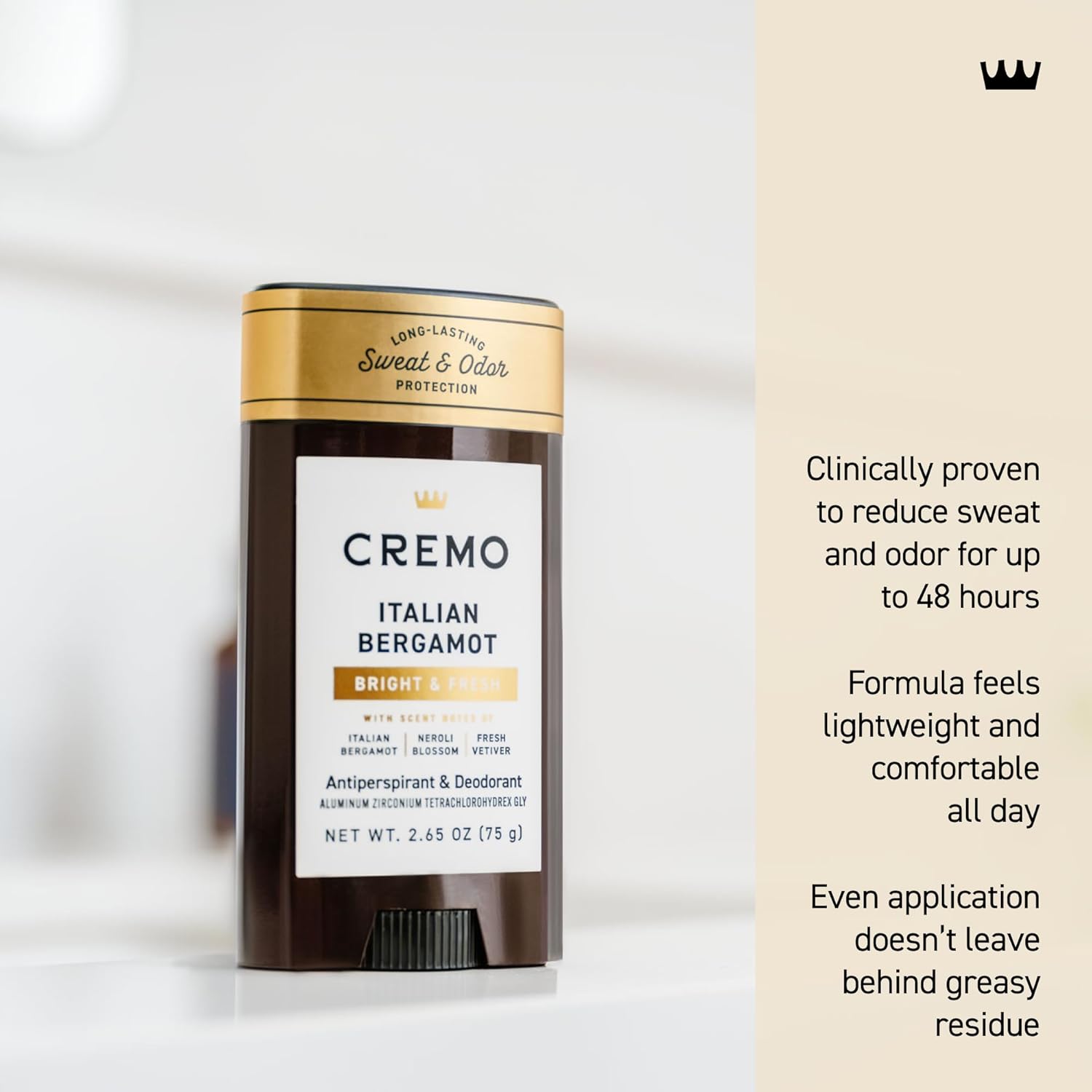 Cremo Mens Cologne Gift Set, Italian Bergamot – Cremo Cologne, Body Wash for Men & Antiperspirant Deodorant | Mens Body Wash Gift Set, Perfume for Men, Shower Gel, Gifts for Him, Full Size - Image 3