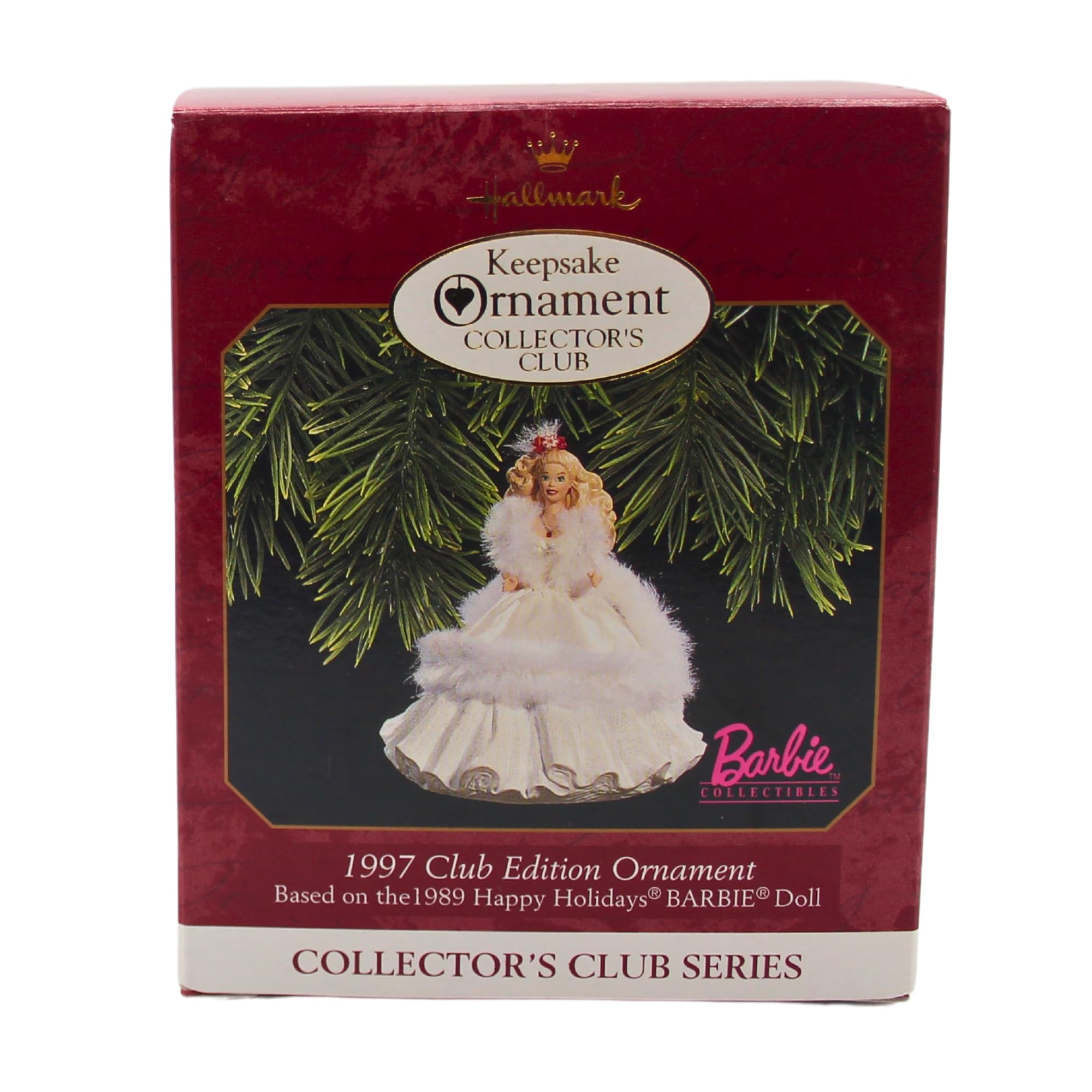 Amazon.com: Happy Holidays Barbie 2nd in Series 1997 Hallmark