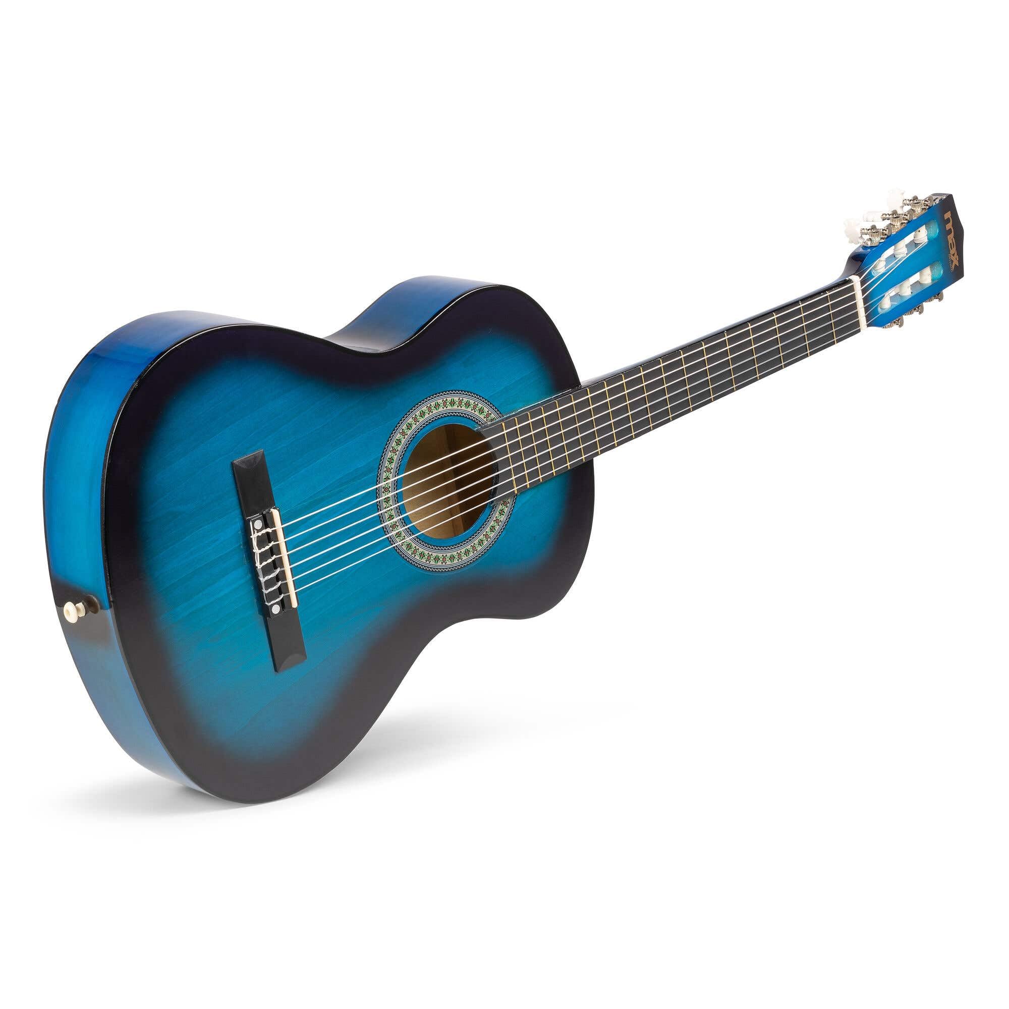 SoloArt Junior chitarra acustica classica 3/4 per bambini corde nylon legno tiglio set custodia accordatore tracolla plettri
