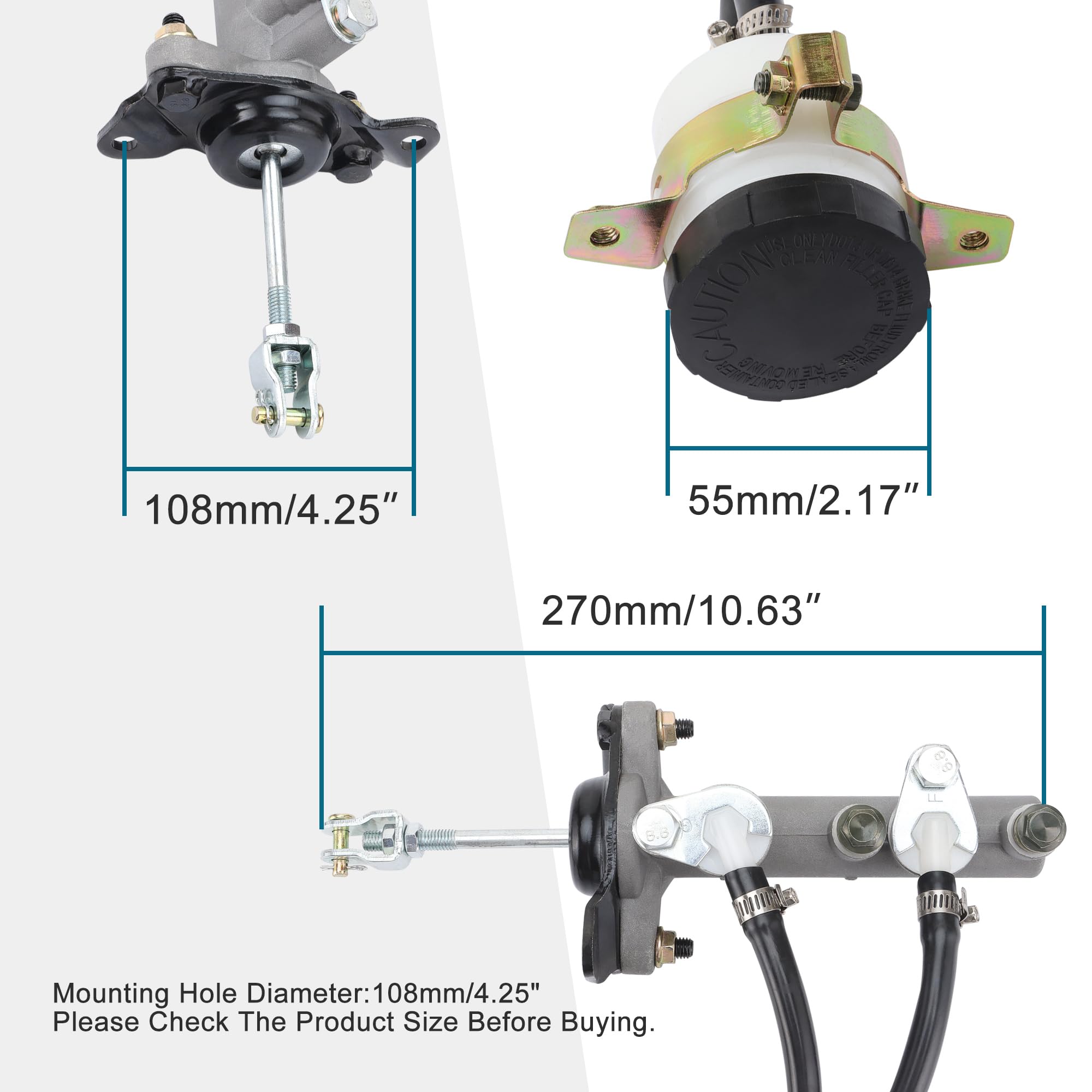 Coleman - G6 Amazon.com: GOOFIT UTV Brake Master Cylinder Pump for