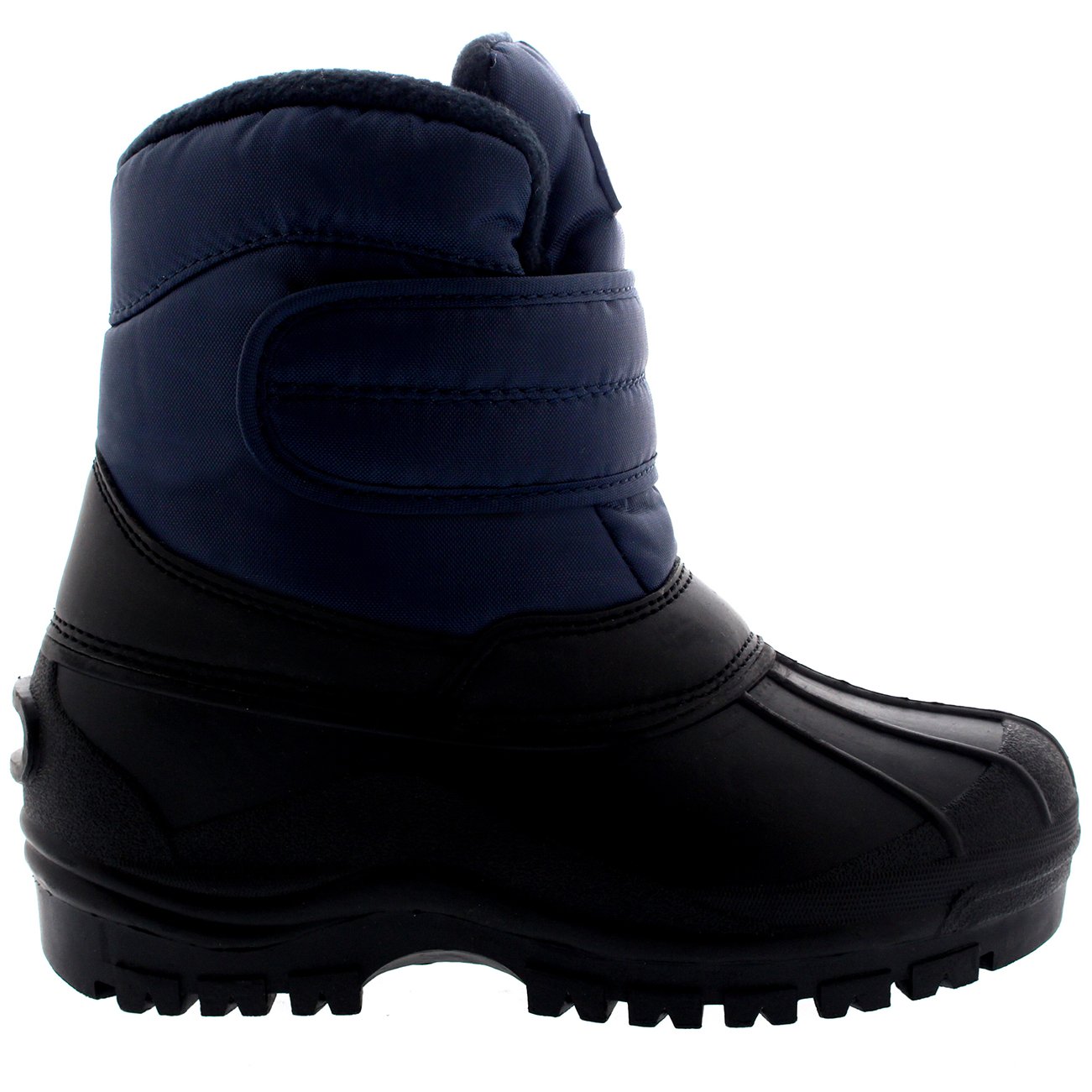 POLAR Unisex Kids Single Strap Thermal Winter Snow Hiking Outdoor Nylon Boots - Navy - UK6/EU39 - YC0462