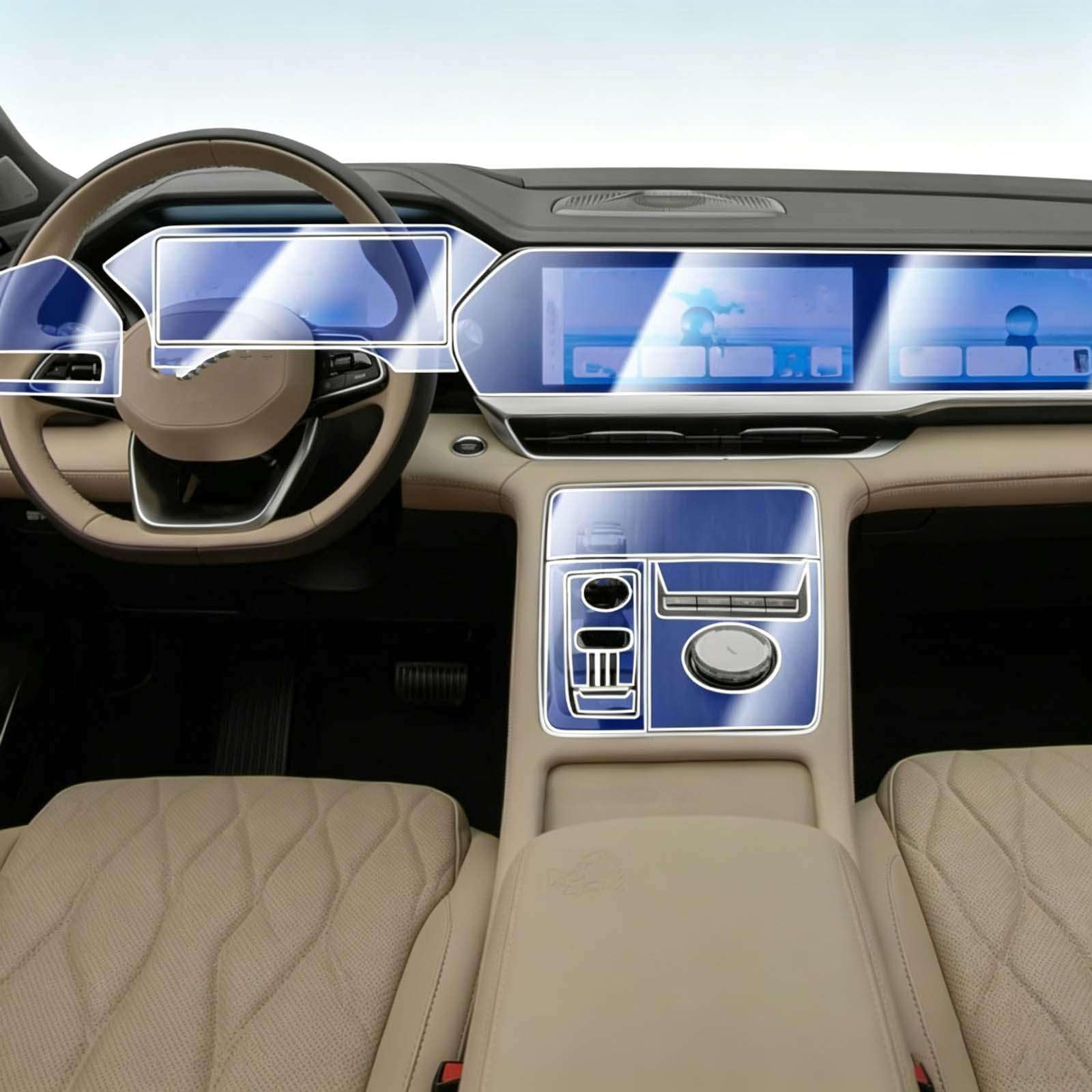 Film TPU anti-rayures Geely Monjaro 2025 écran transparent