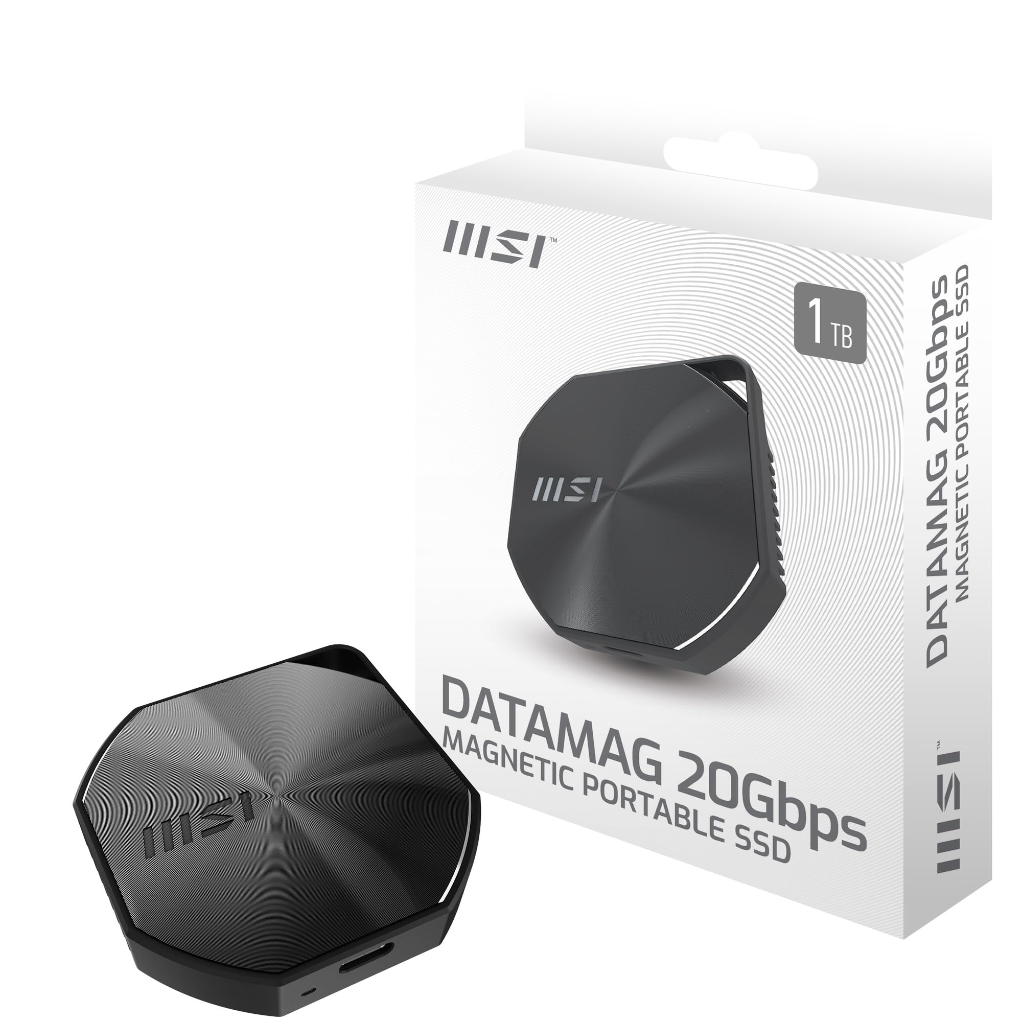 Amazon | MSI DATAMAG 20Gbps 1TB USB 3.2 Gen 2x2 MagSafe対応