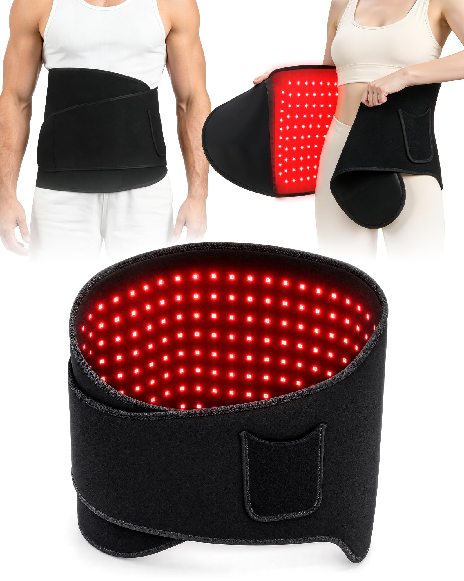 Photo 1 of BraveCity Red Light Therapy Belt 55 * 14" Big Size with 230 LEDs