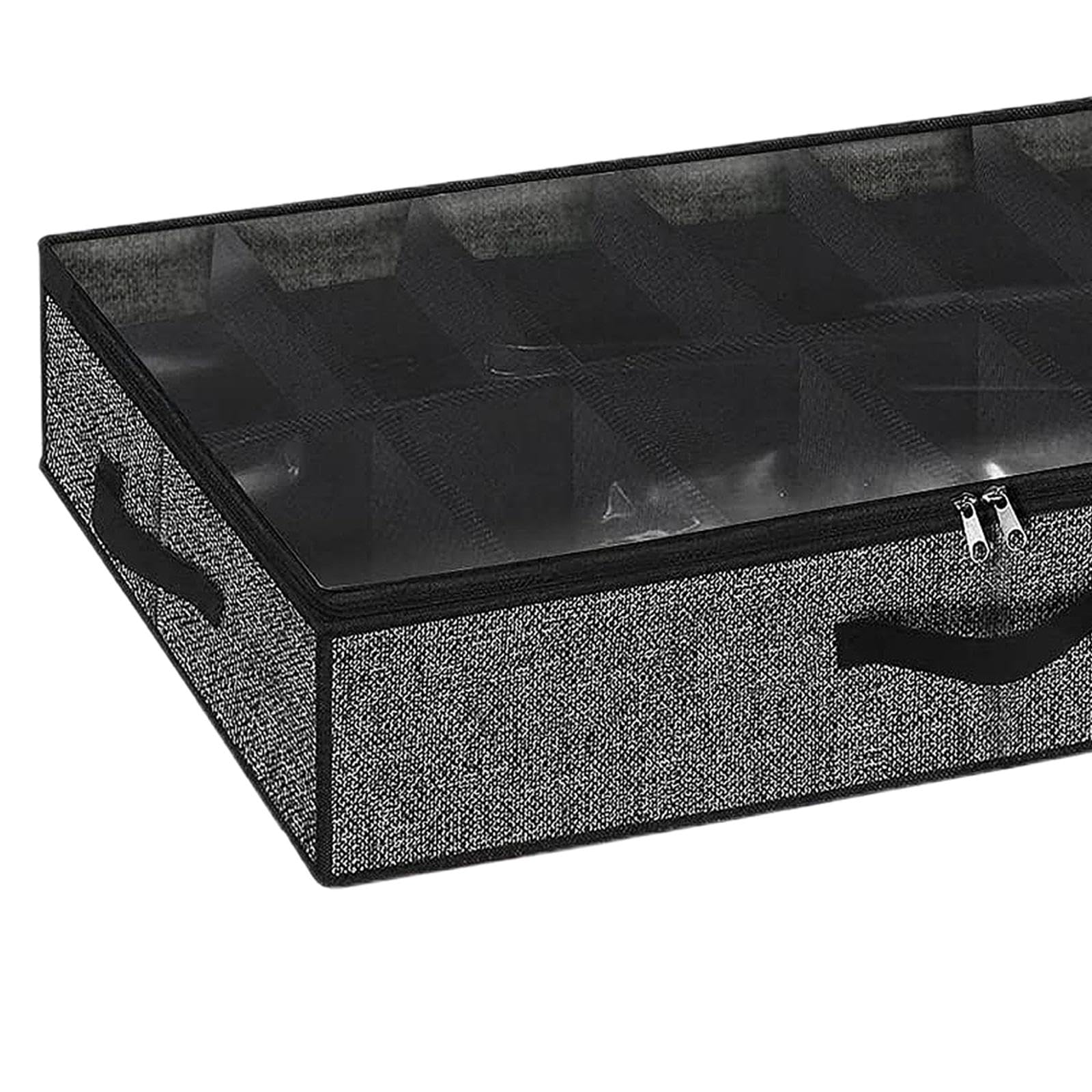 F Fityle Organizador de Zapatos Debajo de la Cama, Caja contenedora para Zapatos, Bolsa de Almacenamiento de Zapatos a Prueba de Polvo para Adultos, Caja de