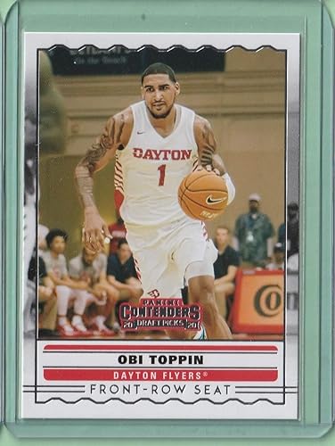 2020-21 Panini Contenders Draft Picks Front-Row Seats #5 Obi Toppin - Rookie Year
