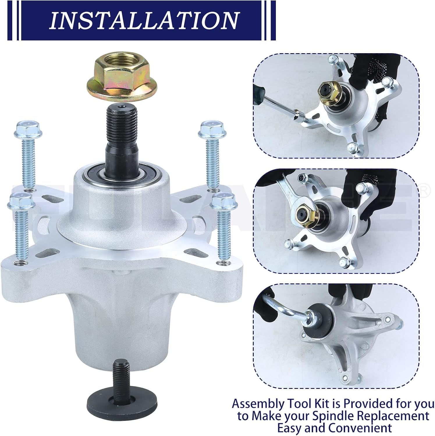 3 Pack 139-3214 Spindle Assembly Replaces Toro 121-0751 Spindle Assembly, 117-7267, 117-7439 Fits Toro 42 50 Inch Mower Decks,Toro Timecutter SS5000 SS4235 SS4225 MX5000 MX5050 Riding Mower