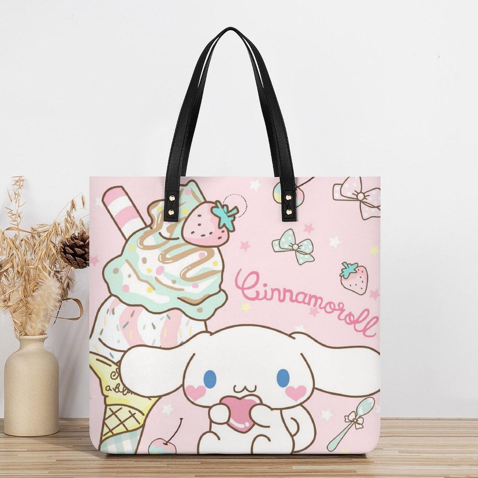 シナモン　手作りトートバッグ ワンポイントハートシリーズ トートバッグ(シナモン)｜サンリオ
