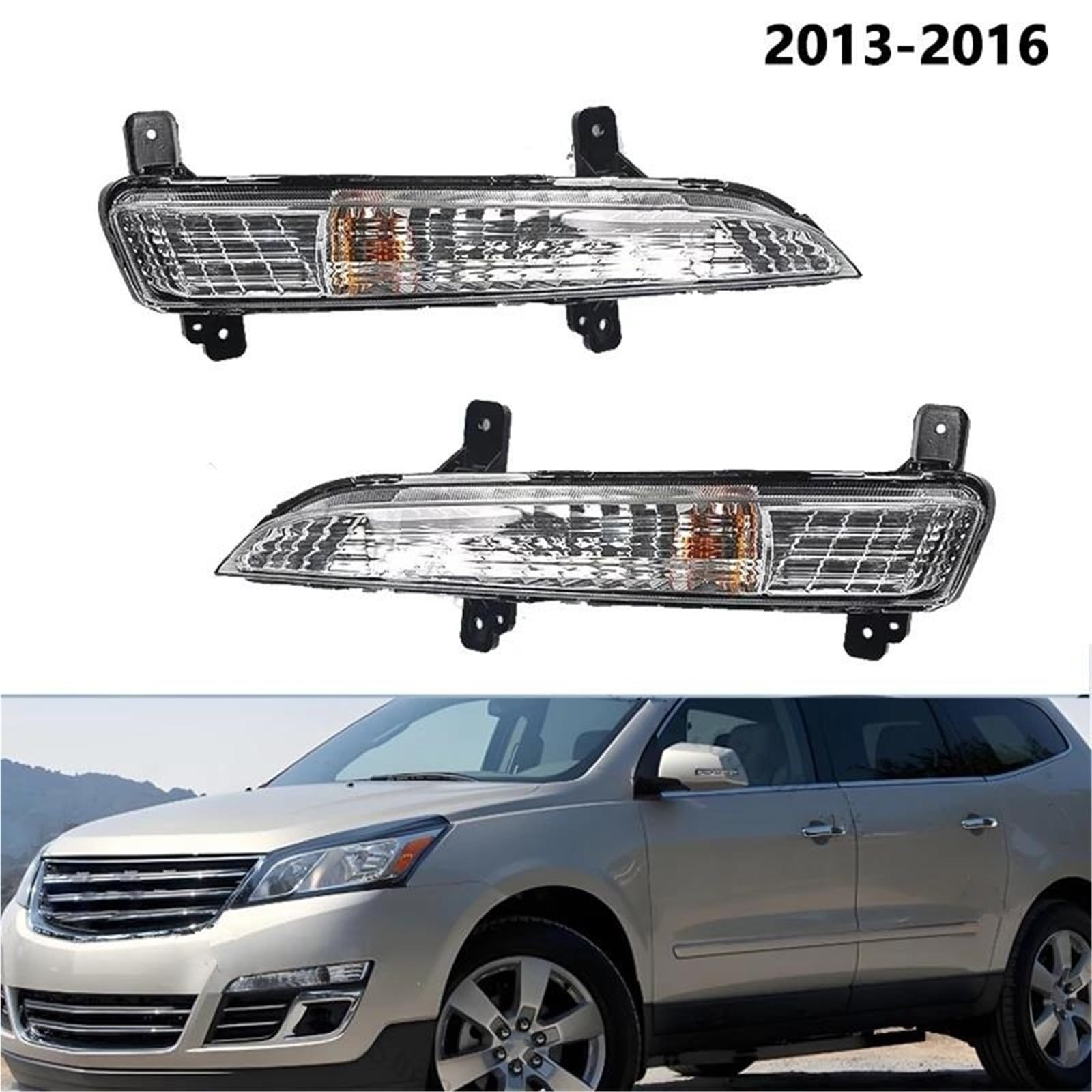 Indicatore Laterale Per Chevy Per Traverse 2013 2014 2015 2016 2017 Luce Di Marcia Diurna Per Auto Luce Di Direzione Fendinebbia Luci Specchietti Retrovisori