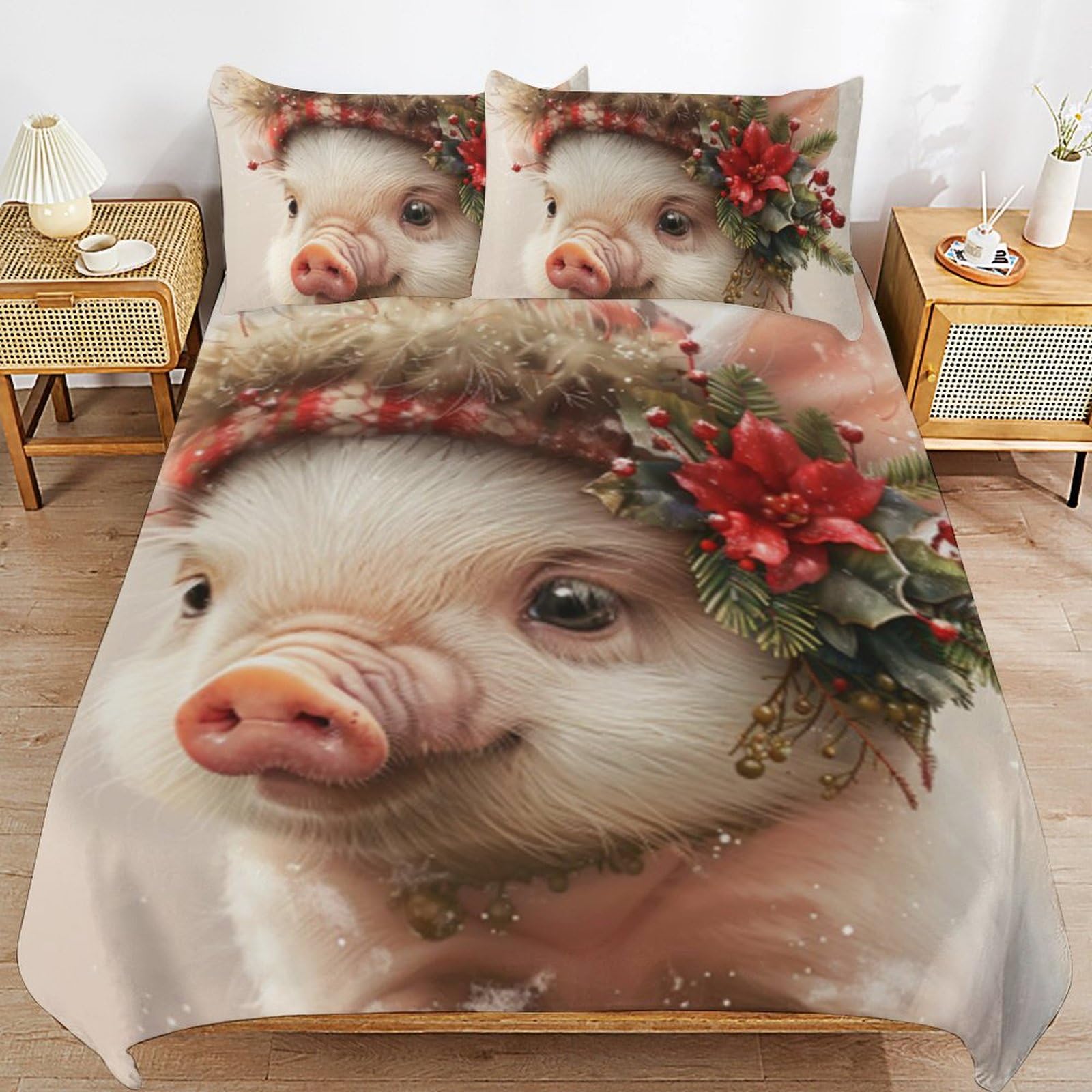 Juego de ropa de cama con diseño de animales 3D para habitaciones infantiles y juveniles