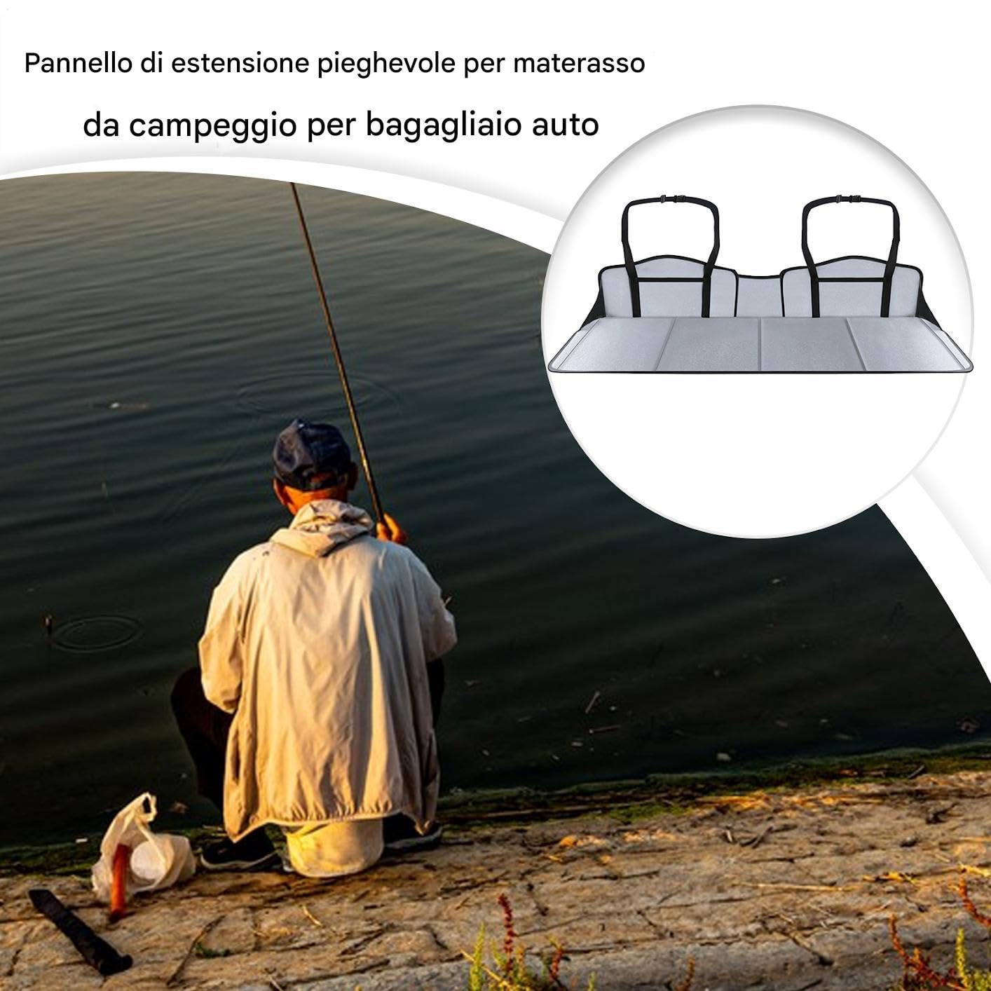 Auto Posteriore Interni Veicolo E Materassini Auto | Pieghevole Portatile Da Auto Auto Per Tenda, Camion, Portellone, Attività Outdoor Per Famiglia E Bambini