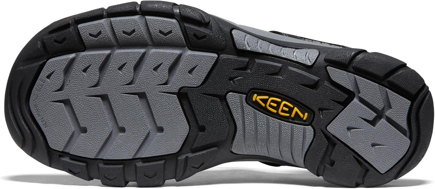 KEEN Men's, Newport Sandal 10 Black/Steel Grey