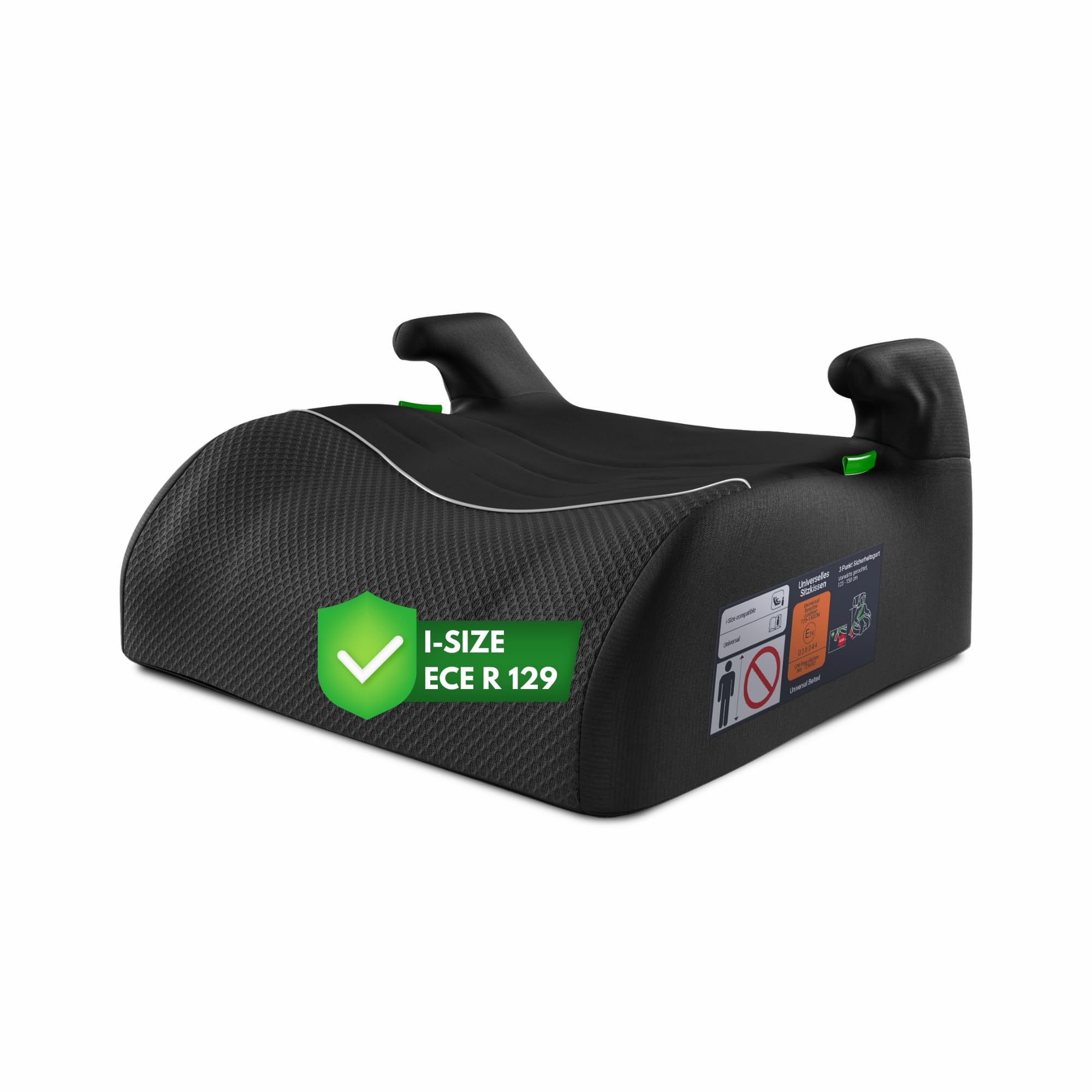 Sitzerhöhung Auto Kinder ab 6 Jahren (125–150 cm) – Autositzerhöhung Kinder 15-36 kg – ECE R 129 zertifizierter Kindersitz schmal – Sitzschale Auto Kindersitzerhöhung 15-36 kg