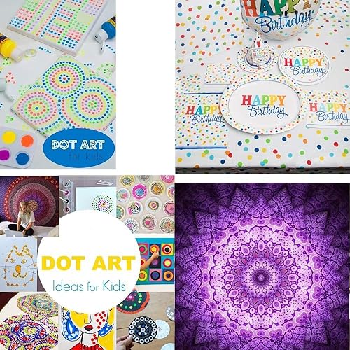 Miniatura 6 de Juego de 41 plantillas de pintura de puntos de mandala, juego de herramientas de plantillas de pintura de puntos de rock, kits de suministros de