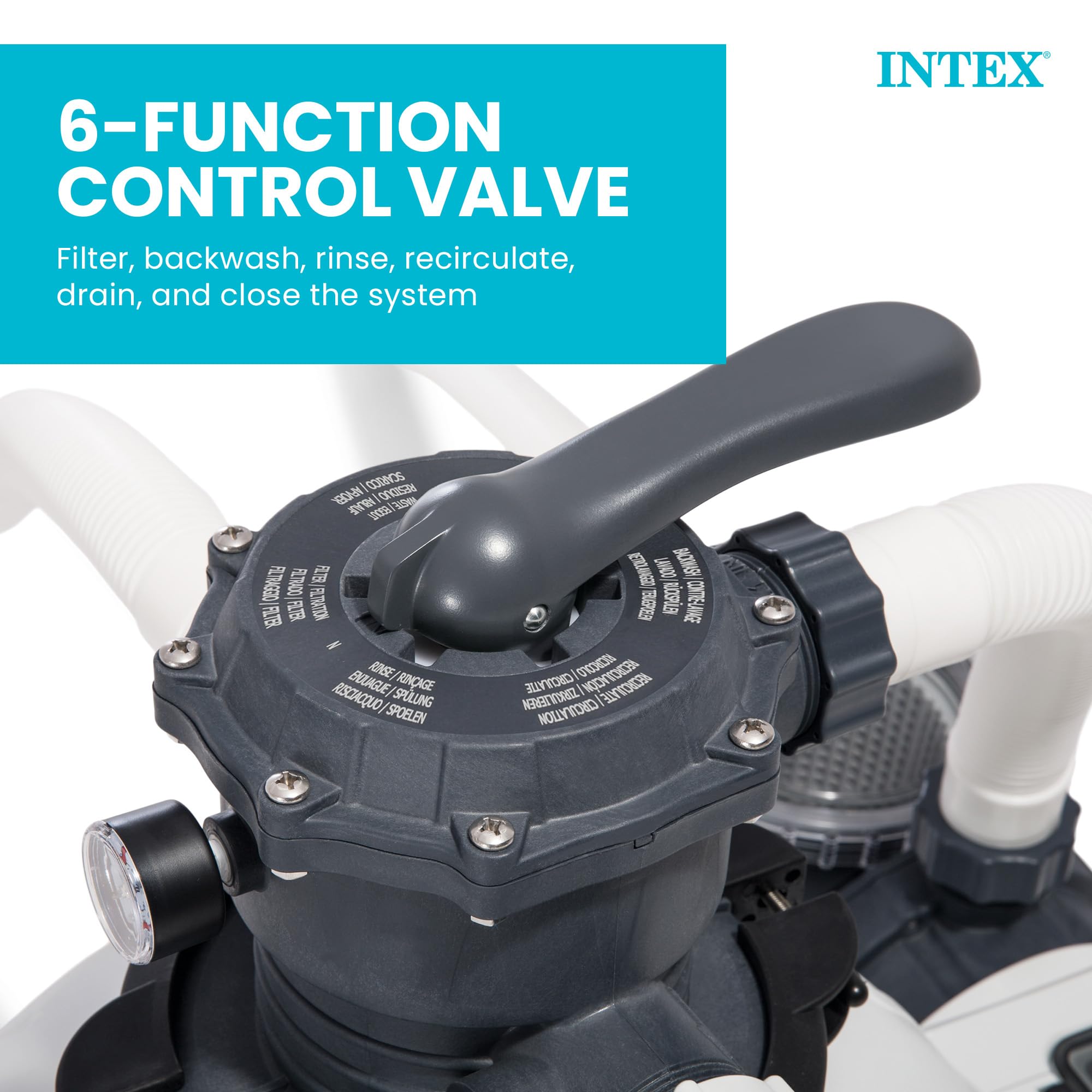 Amazon.com : INTEX 2,800 GPH Krystal Clear Sand Filter Pump for