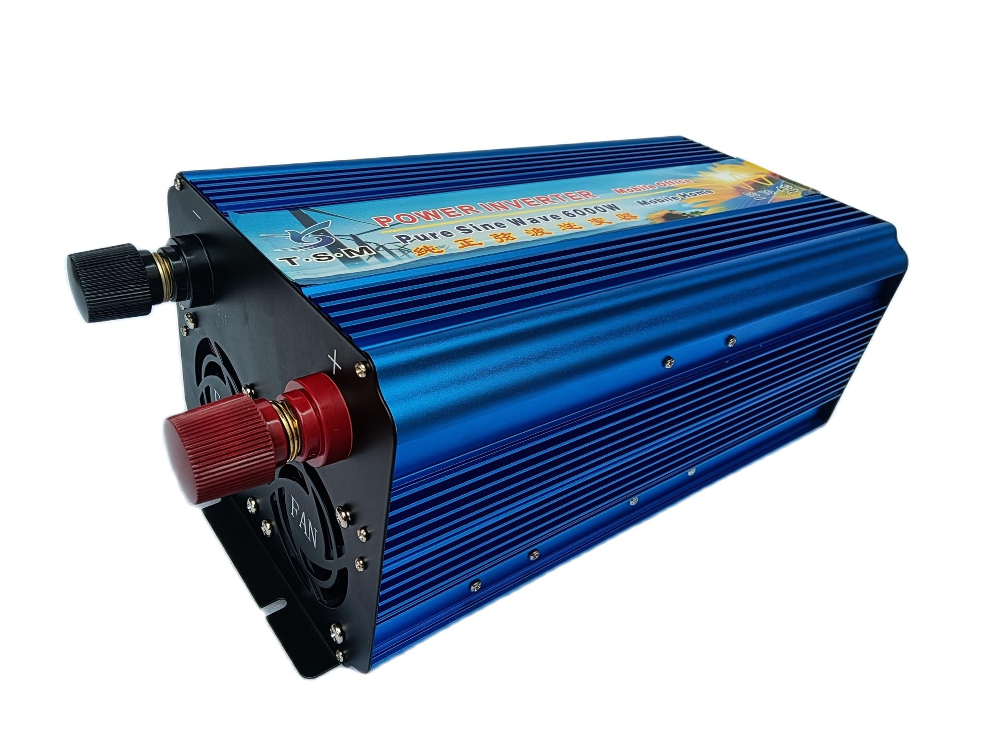 Potencia 12000W 6000W DC 24V a AC 220V 230V 240V 50HZ Pantalla Digital Dual Inversor de Onda sinusoidal Pura (Color : 50HZ, Size : 48V-110-120V)