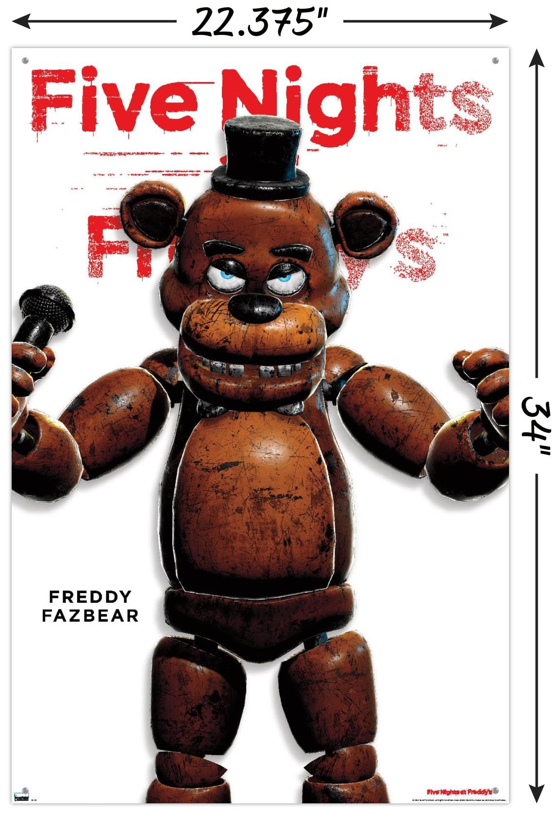 Amazon.com: Five Nights at Freddy's - Freddy Feature Series Wall
