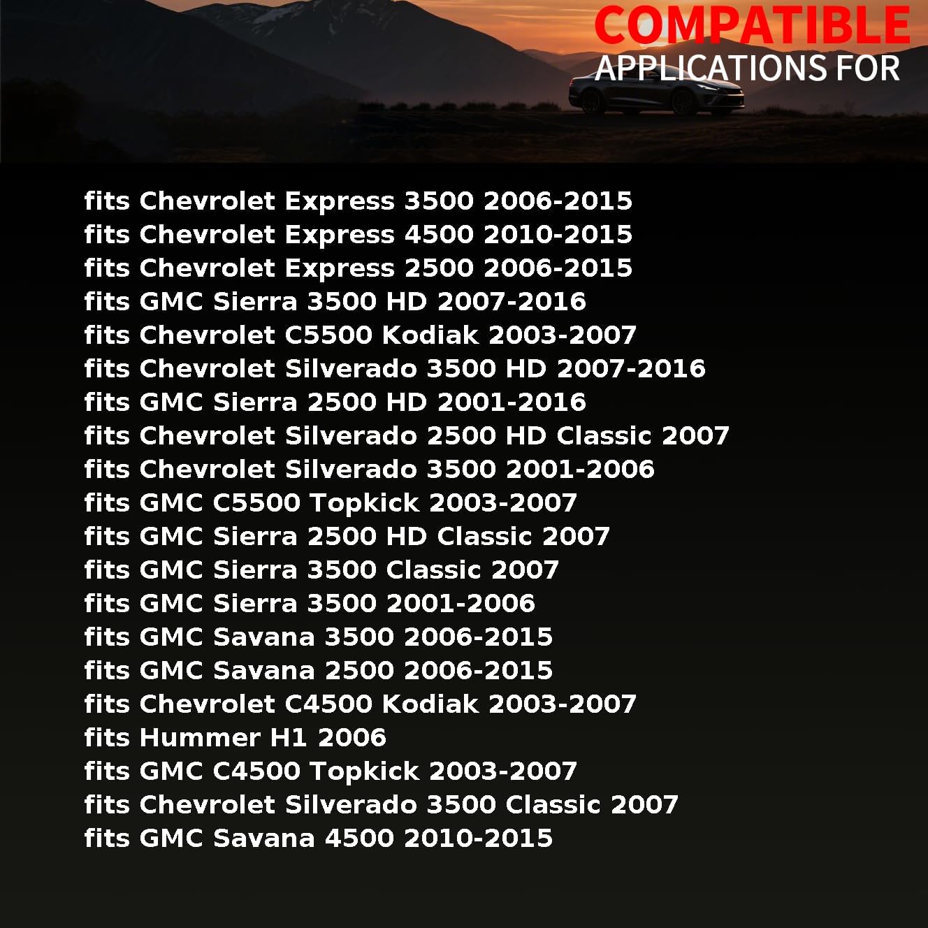 Engine Coolant Thermostat Housing Gasket fits Chevrolet Silverado HD C4500 C5500 Kodiak Express 2500 3500 2001 2002 2003 2004 2005 2006 2007 2008 2009 2010 2011-2016 1 PCS
