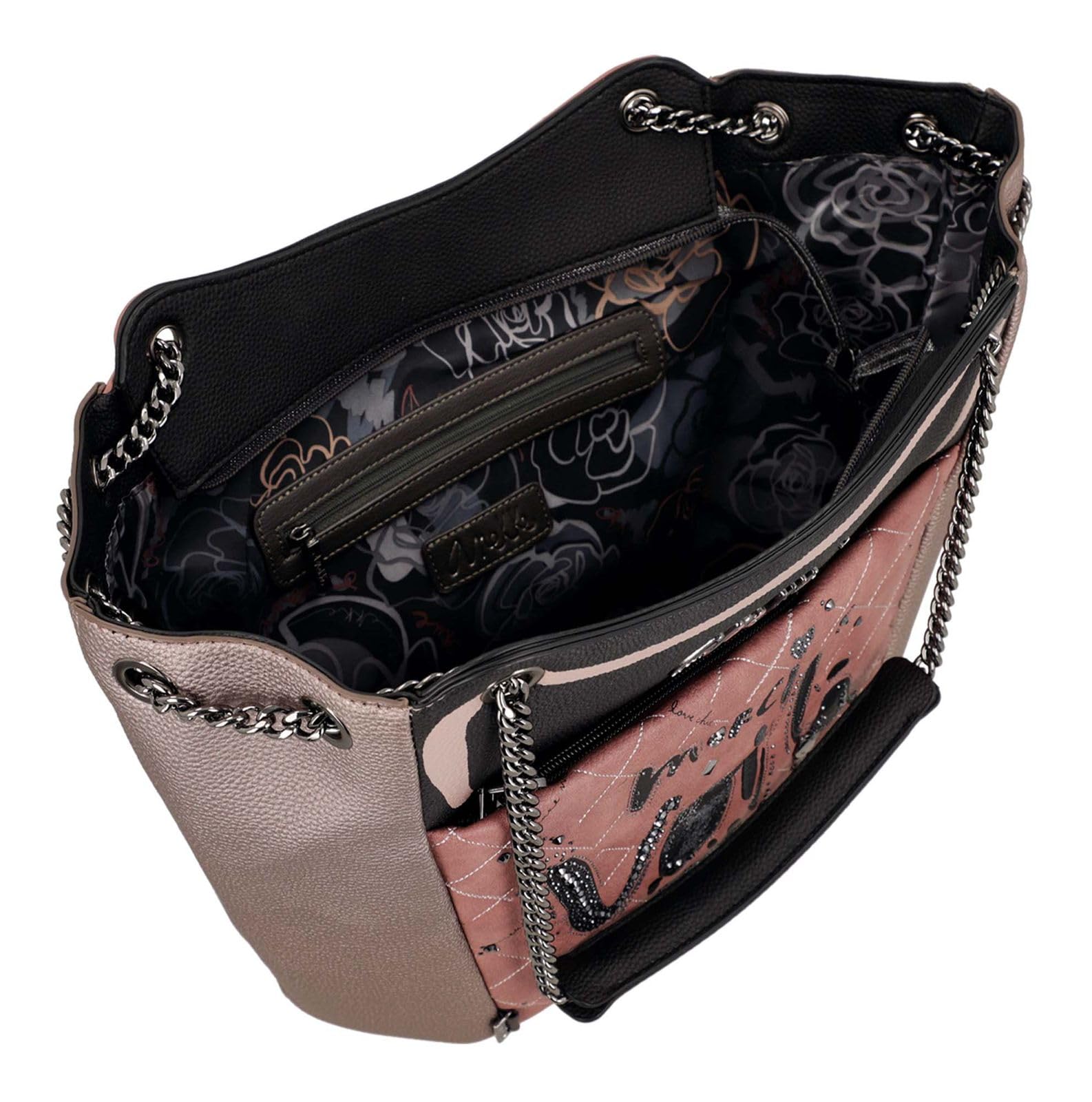 Anekke Tote Grande Parisian para Mujer | Bolso de Hombro con 2 Asas | Cierre con Cremallera | Medidas 38x32x8 cm