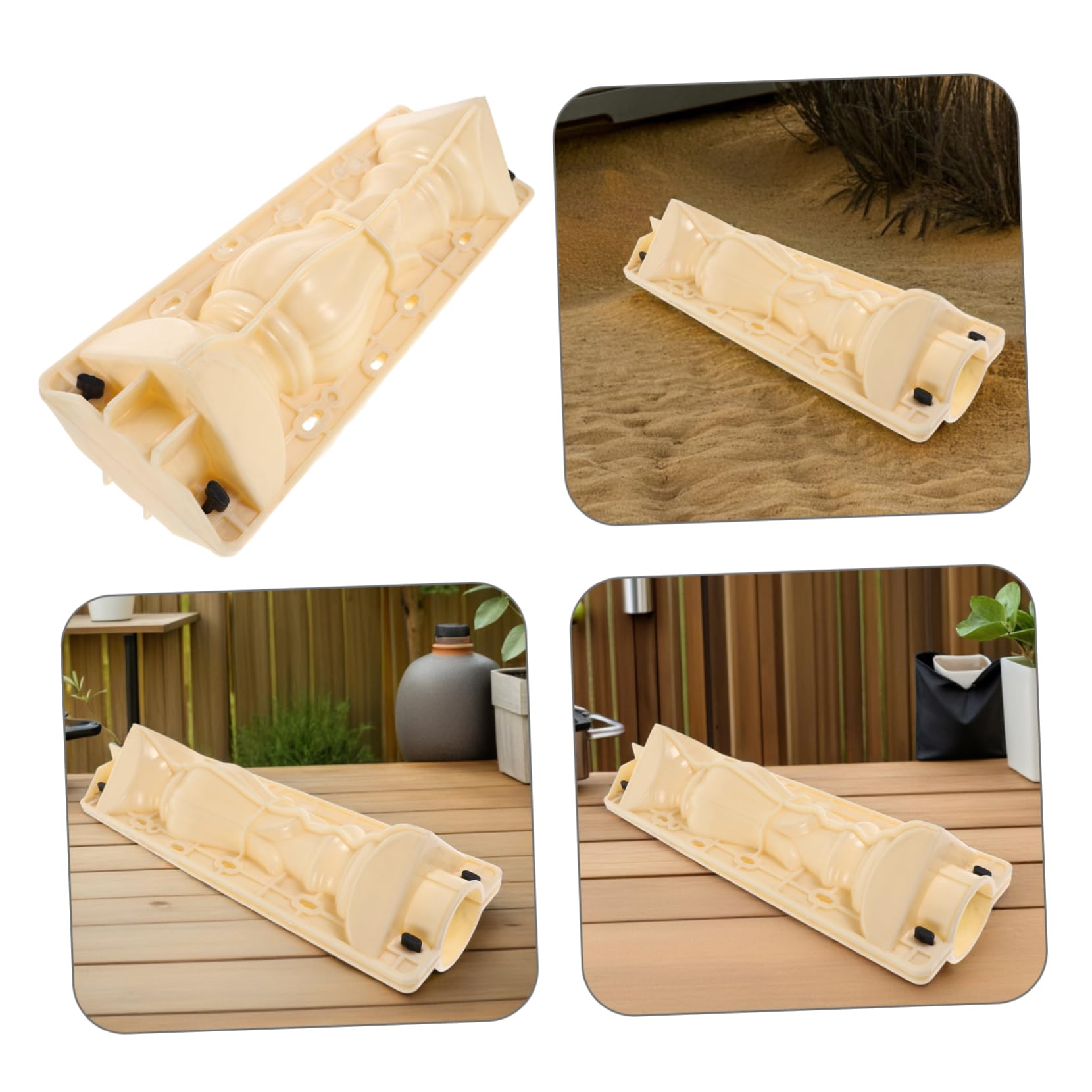 SUPVOX Molde Para Columna Romana De Cemento Molde Para Pilar De Casa Jardín Piscina Balcón o Valla Material Para Manualidades y Escultura Arquitectónica