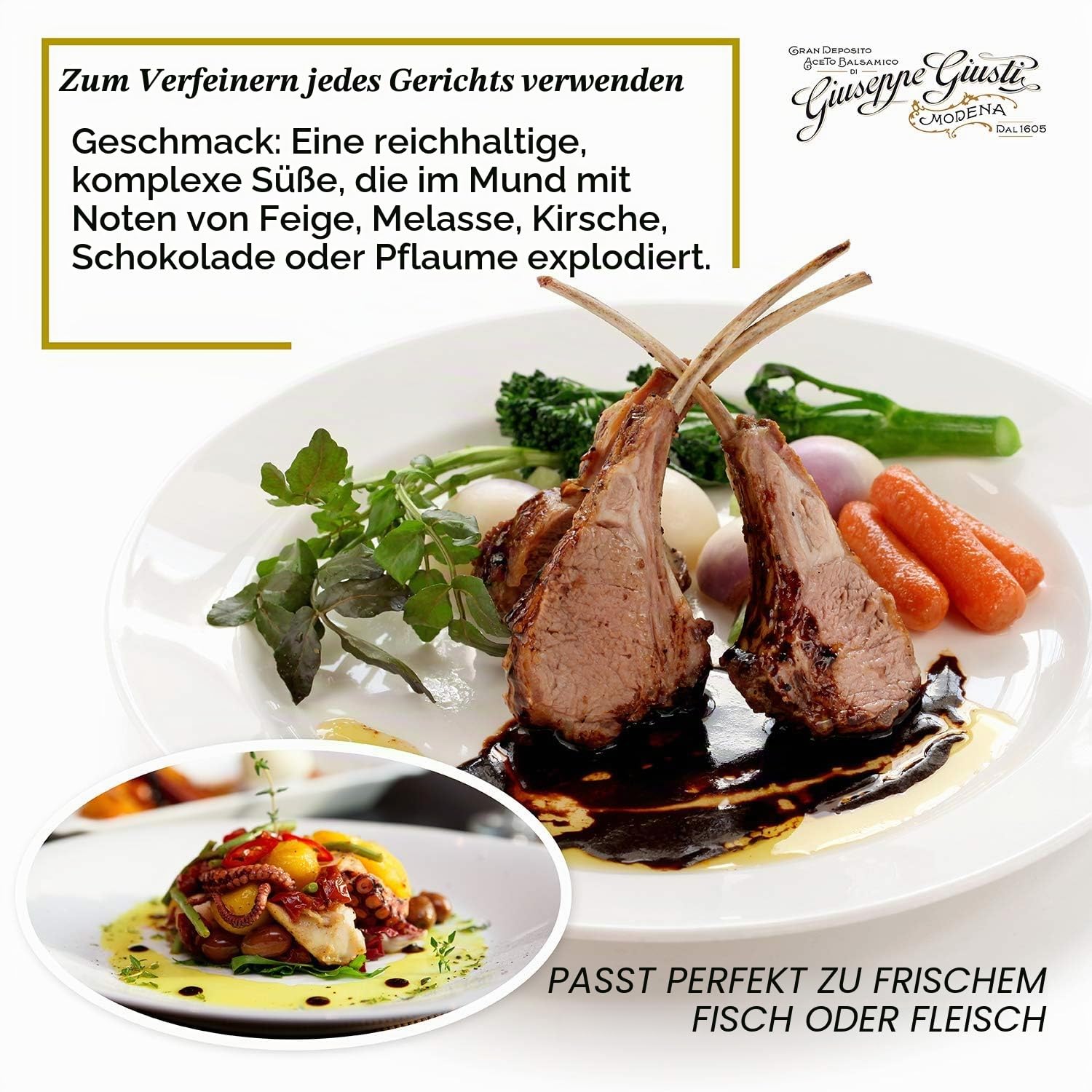 Giusti - Aceto Balsamico di Modena IGP – 5 Goldmedaillen Banda Rossa