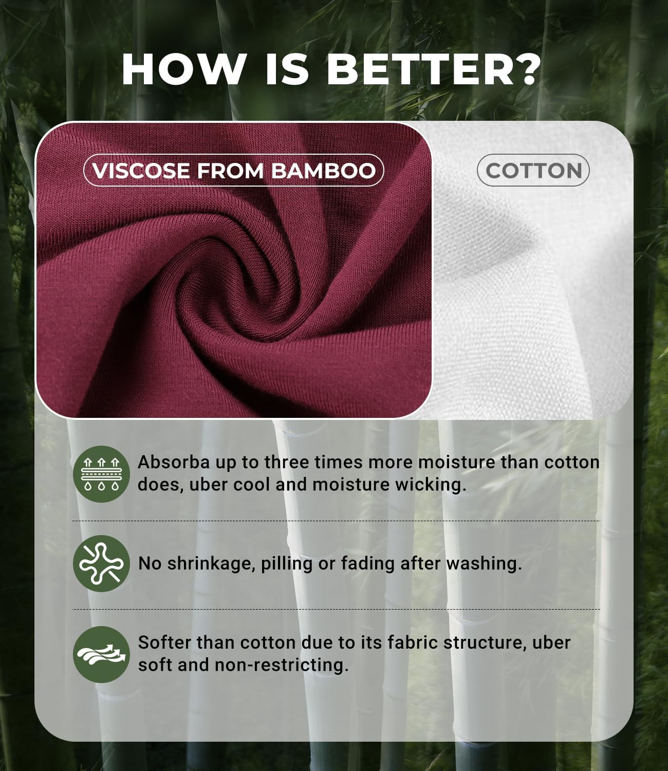 BAMBOO COOL Women's Underwear Briefs for Women Lightweight Ladies Panties Moisture-Wicking Stretchy Soft Breathable 5-pack - Image 4