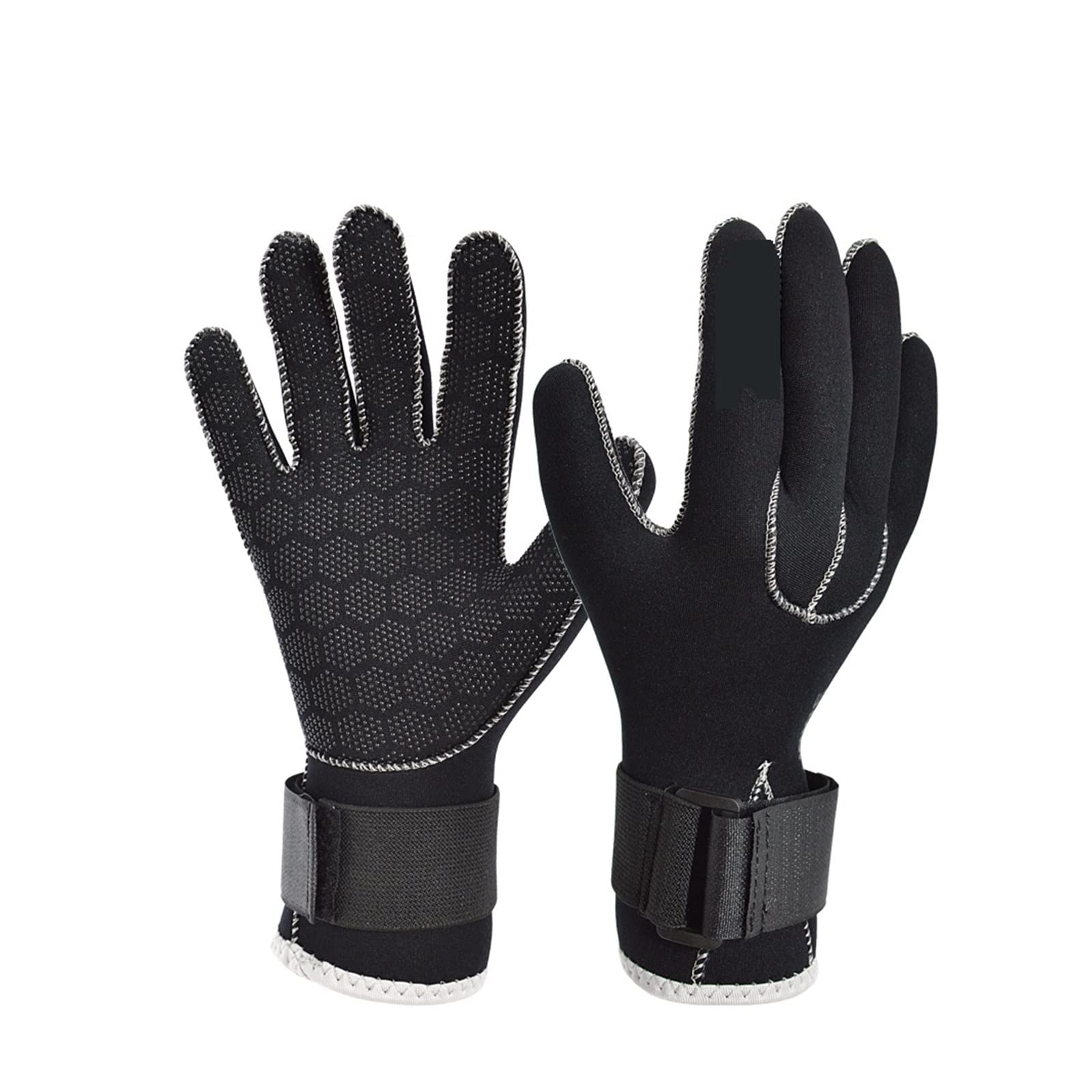 Guanti da Immersione, Guanti da 3 mm AntiGraffio e Caldi for Immersioni, Attrezzatura da Snorkeling Antiscivolo for Surf e Canoa(XL)