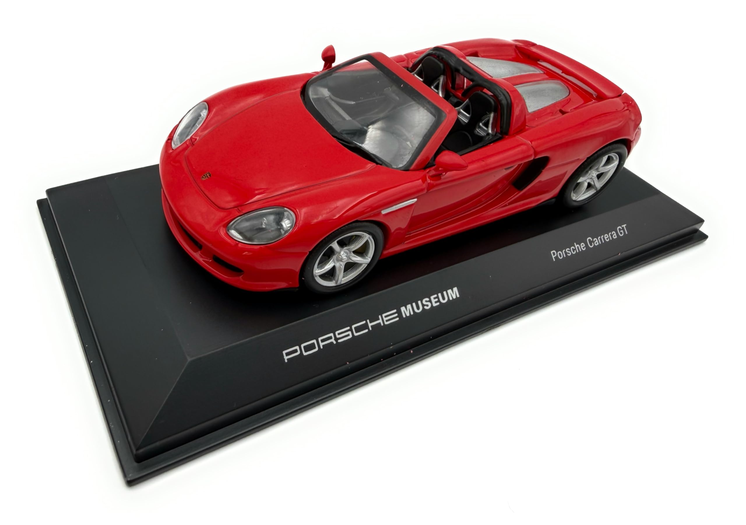 Porsche Carrera GT Modellauto 1:43, rot - Detailgetreues Sammlermodell I GT Marketing I Miniatur Fahrzeug (Museum Edition)