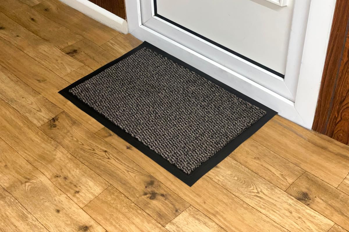 Rugs 4 Sale Washable Door Mats Indoor/Outdoor - Non-Slippery Heavy Duty Doormats Indoor Stylish & Large Rubber Door Mat Perfect Dust Grabbing Outdoor & Indoor Door Mat Beige 40x60cm