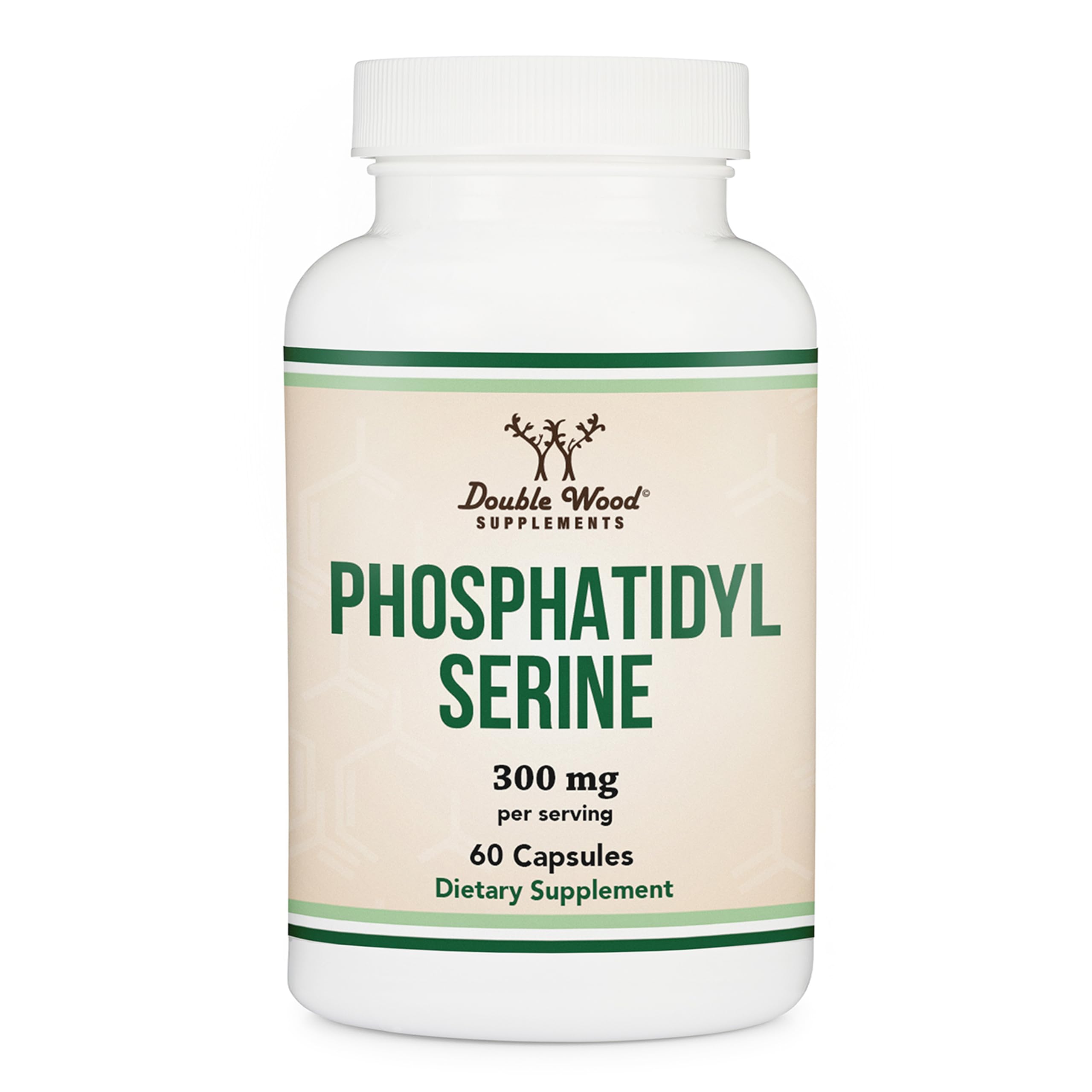 Double Wood PhosphatidylSerine Supplement 300mg bottle | Mubboo