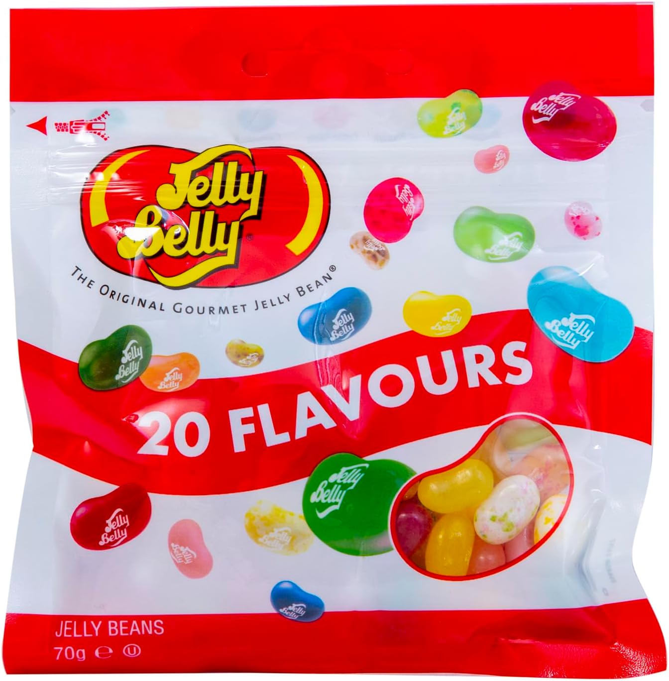 Jelly Belly 20 Flavour Assorted Mix Jelly Beans, 70 g pack may vary