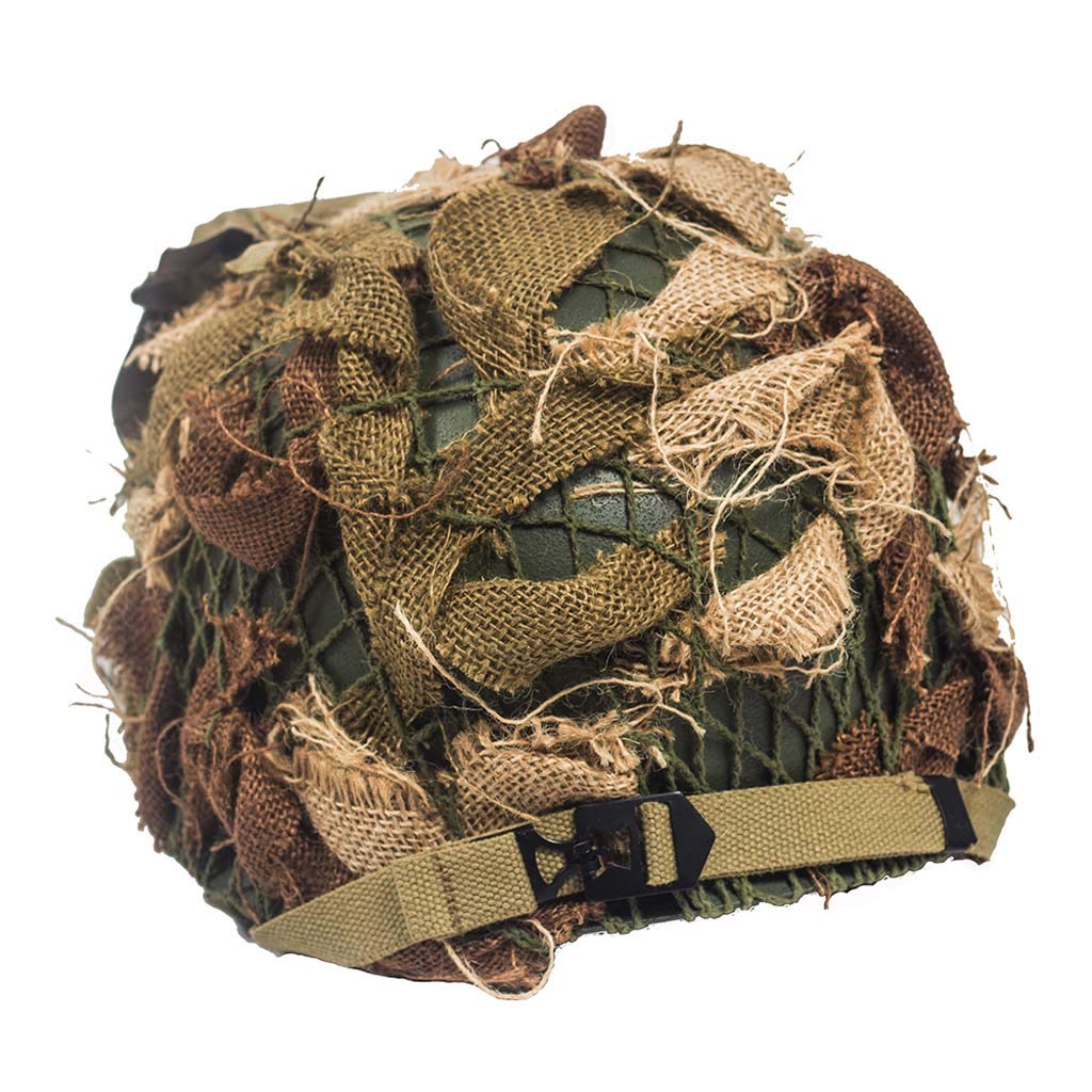 WW2 US Army M1C Helmet, a replica of the 101st division Paratrooper Helmet Used for Historical reënactment Motorcycle Sports & Outdoors